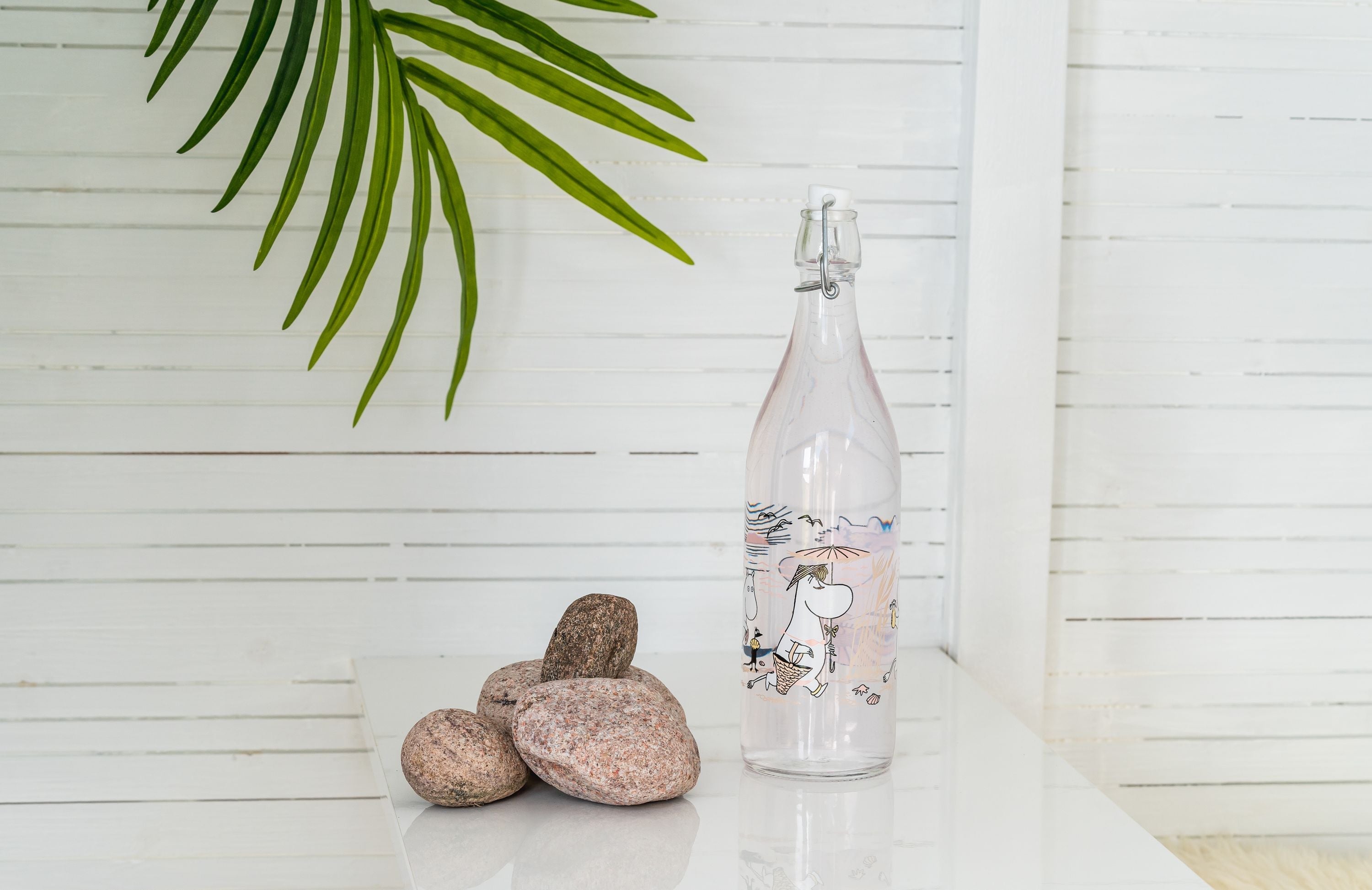 [product_category]-Muurla Moomin Glass Bottle, The Beach-Muurla-6416114968336-774-100-08-MUU-6