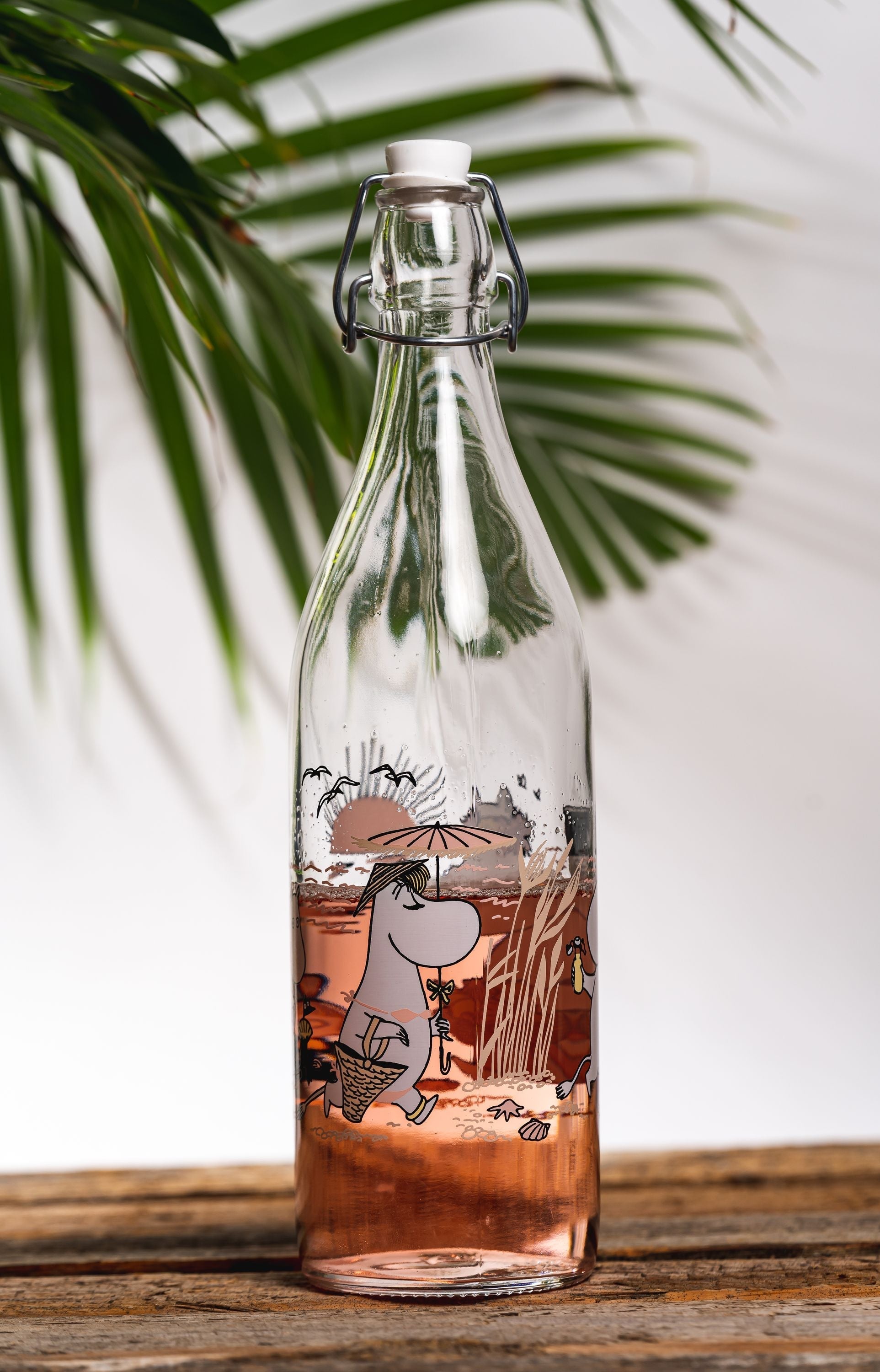 [product_category]-Muurla Moomin Glass Bottle, The Beach-Muurla-6416114968336-774-100-08-MUU-8