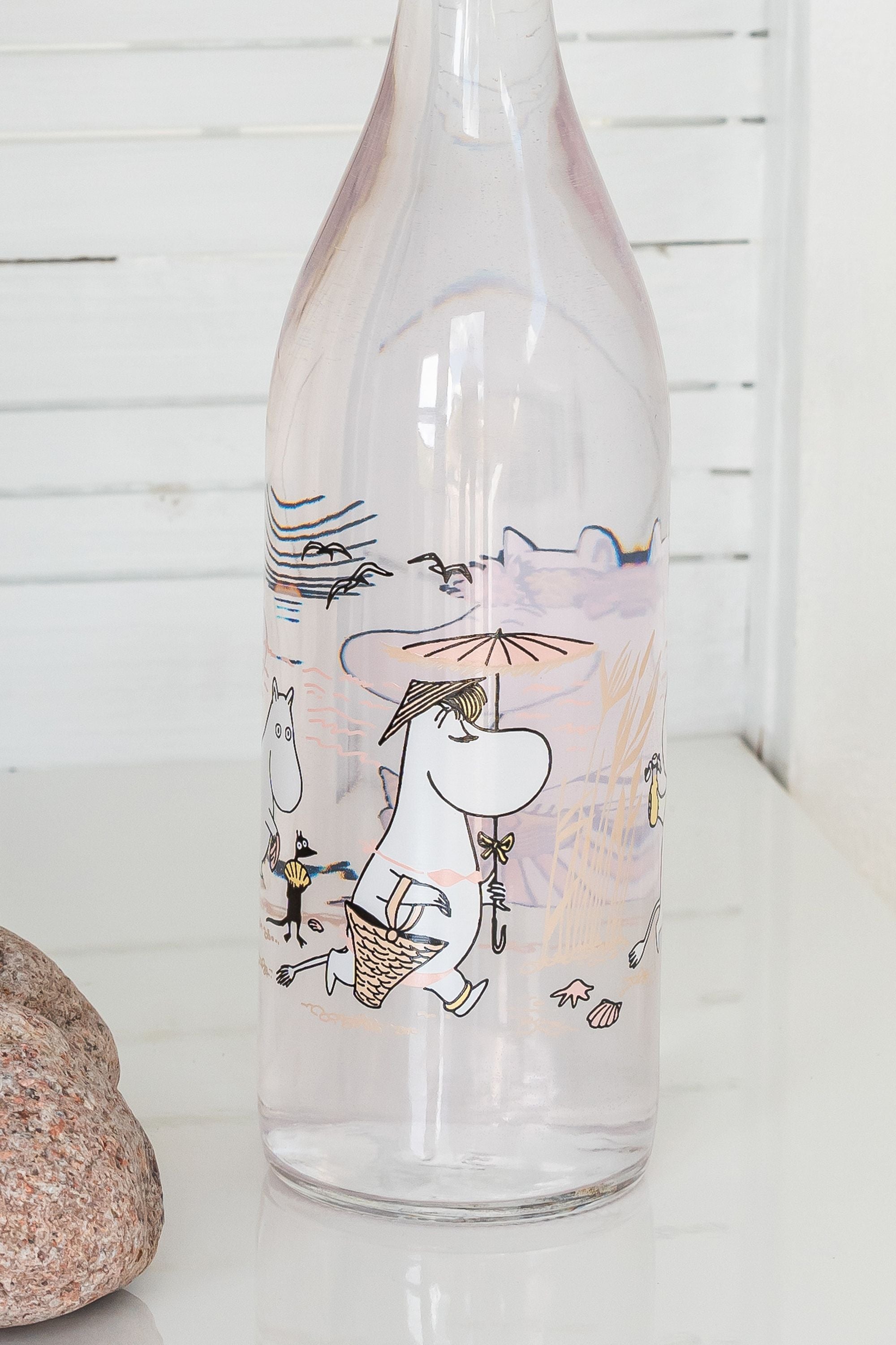 [product_category]-Muurla Moomin Glass Bottle, The Beach-Muurla-6416114968336-774-100-08-MUU-9