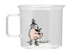 Muurla Moomin Glass hrnek Little My, Clear