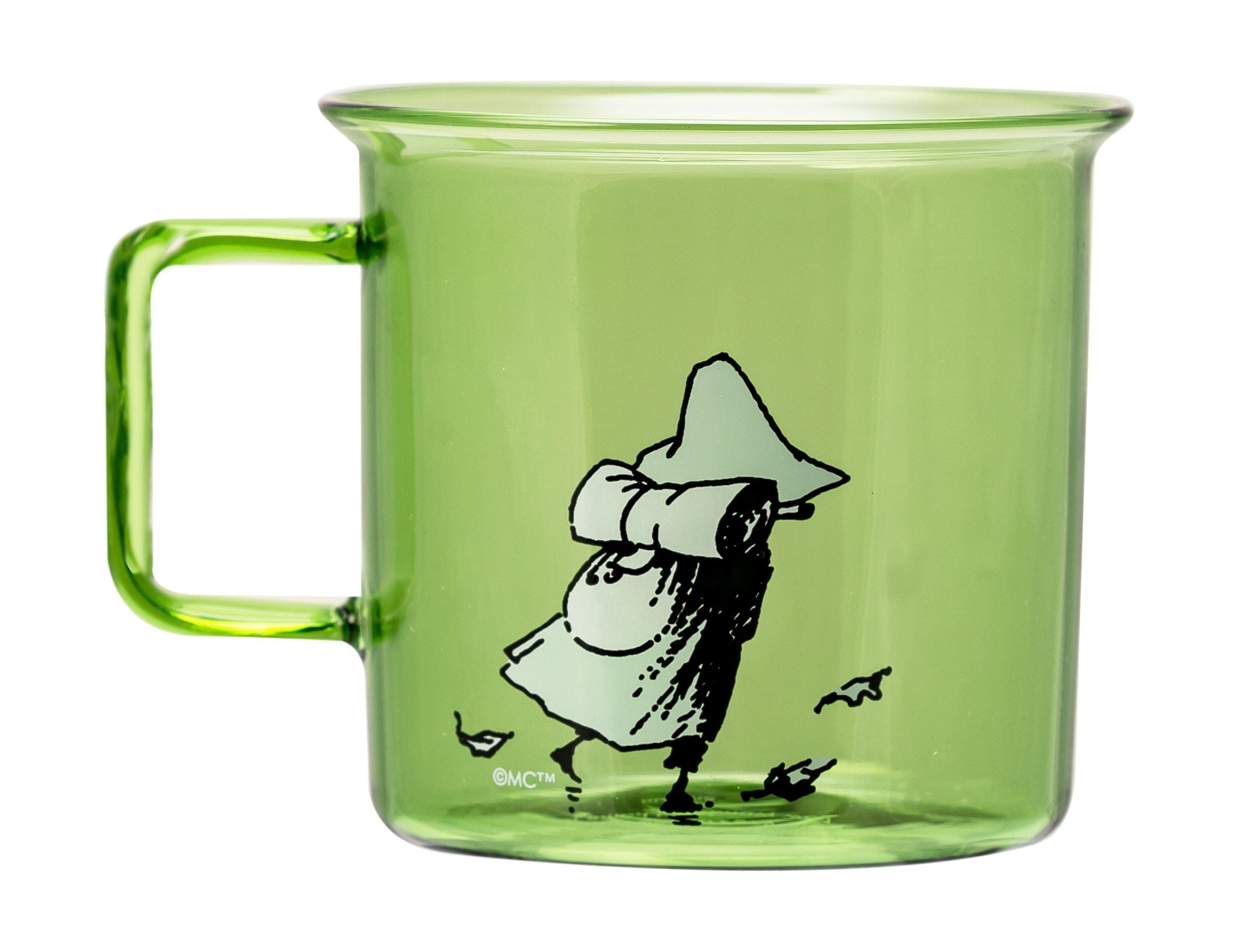 [product_category]-Muurla Moomin Glass Mug, Snufkin-Muurla-6416114966622-716-035-09-MUU-1