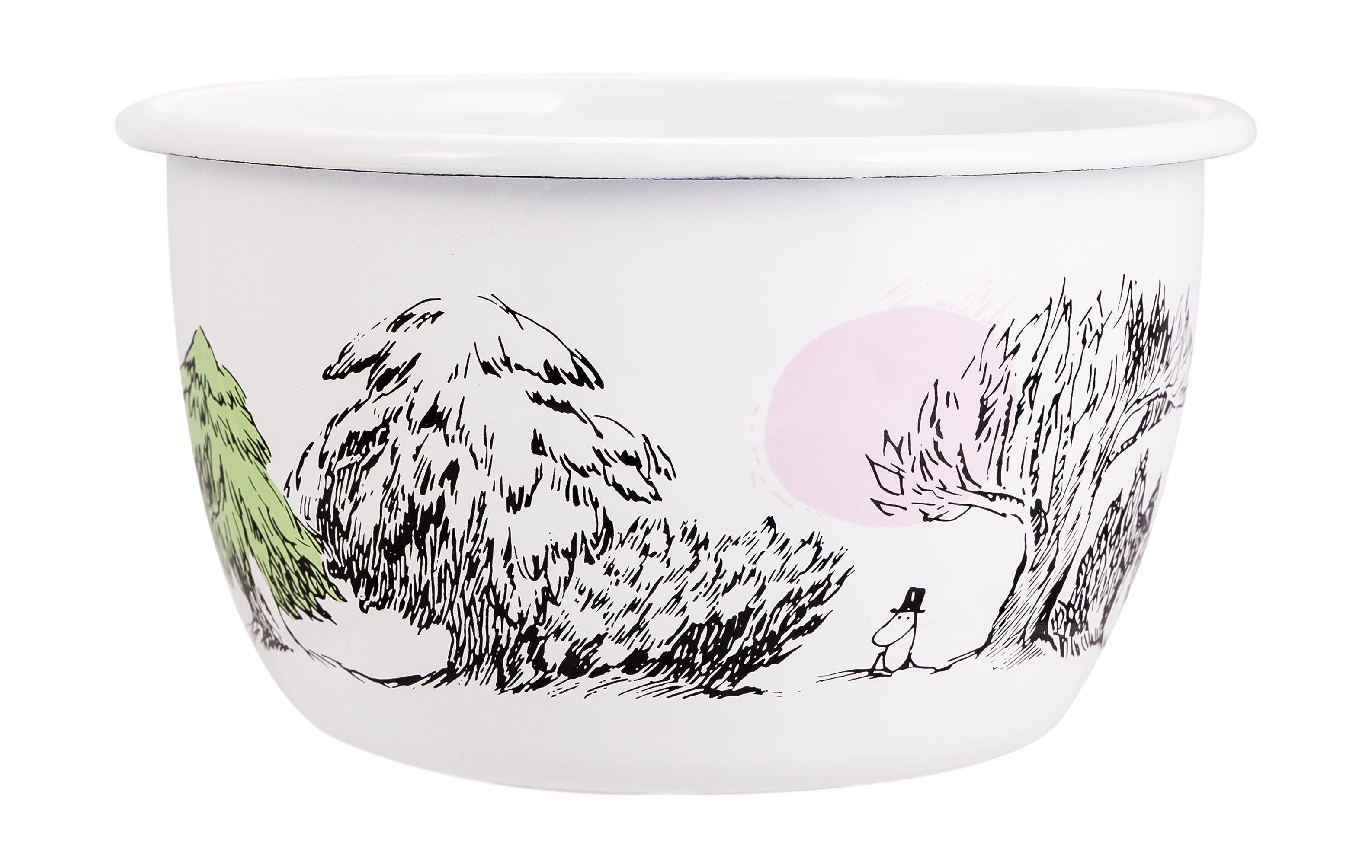 [product_category]-Muurla Moomin Originals Enamel Bowl Just Wandering-Muurla-6416114966929-1716-200-11-MUU-1