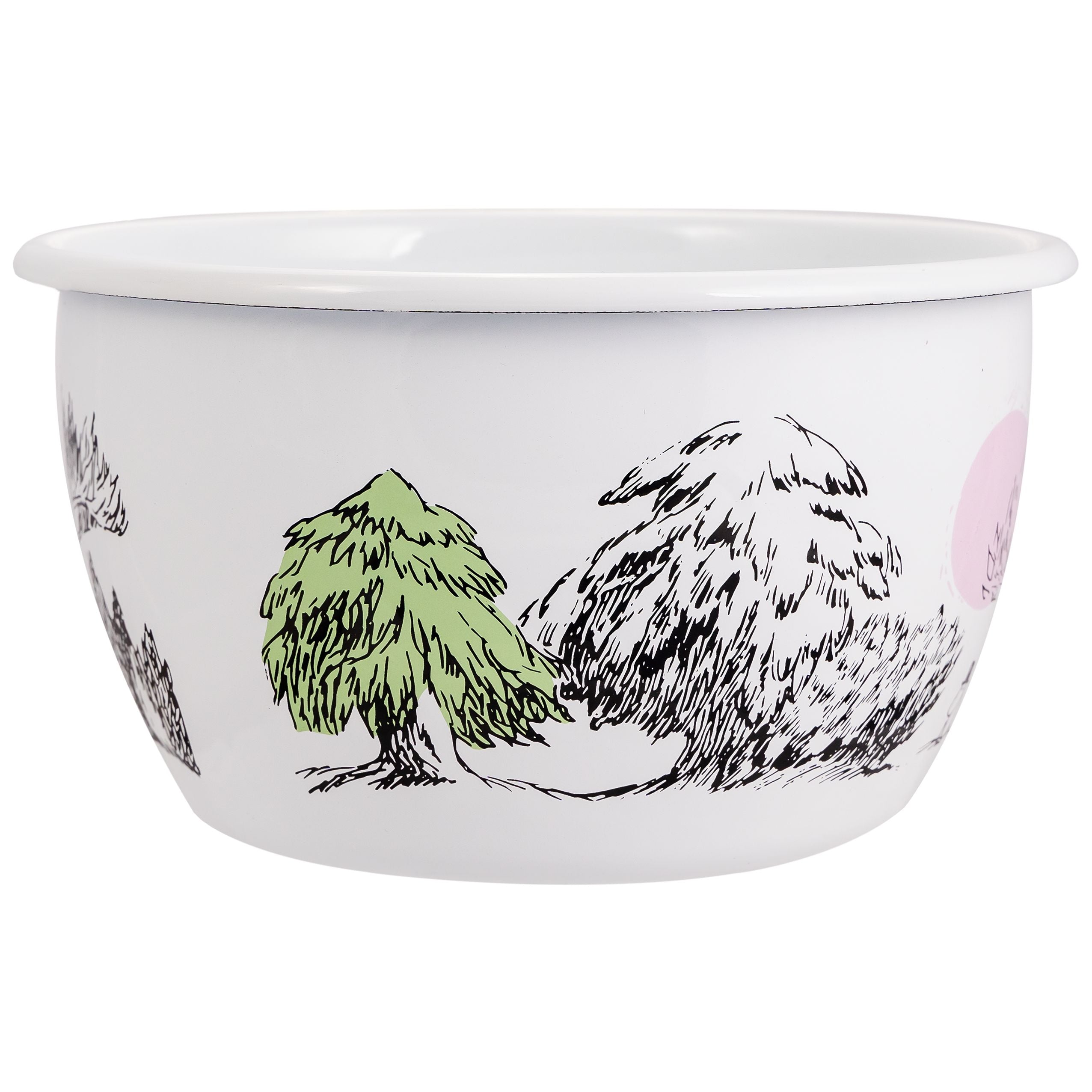 [product_category]-Muurla Moomin Originals Enamel Bowl Just Wandering-Muurla-6416114966929-1716-200-11-MUU-2