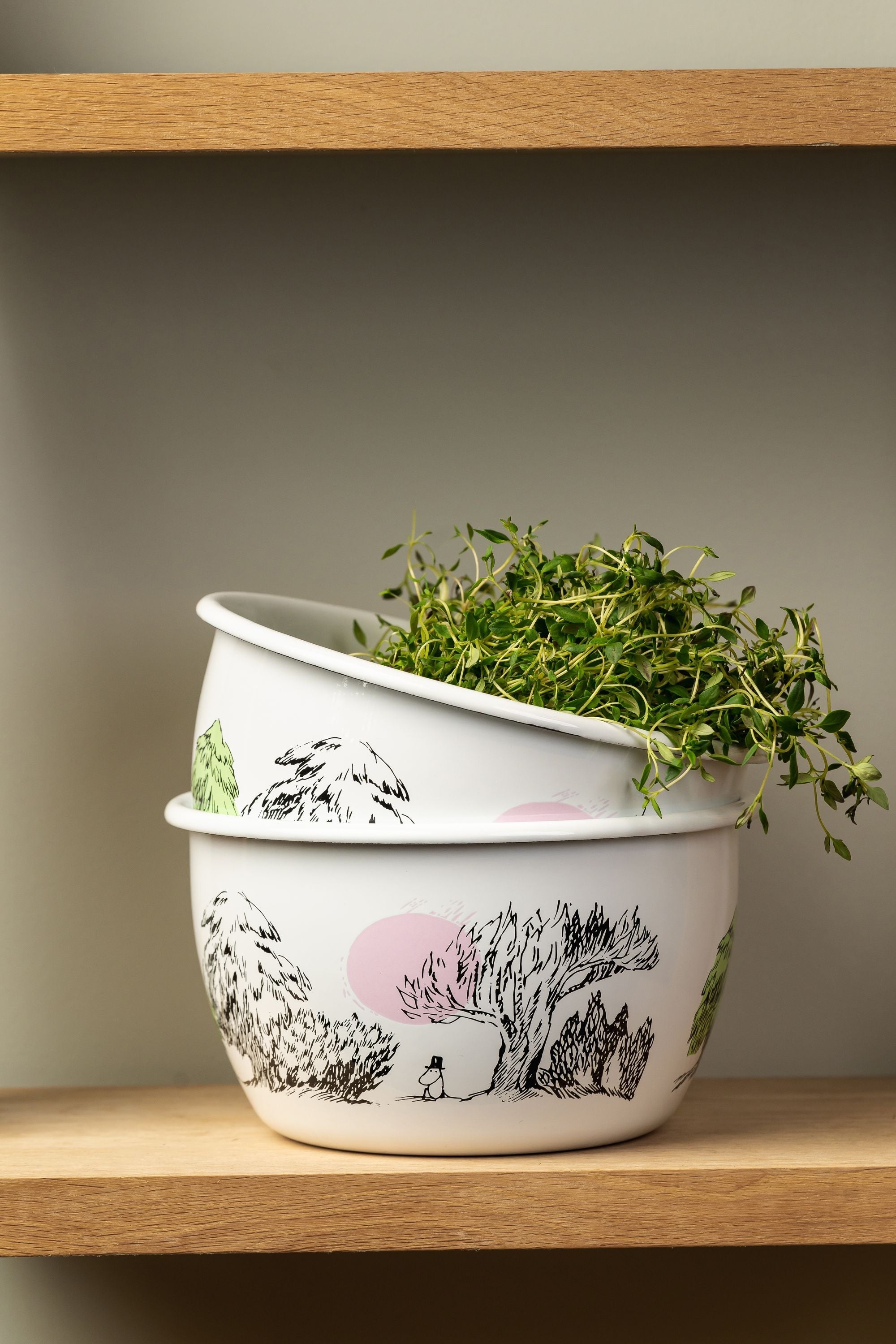 [product_category]-Muurla Moomin Originals Enamel Bowl Just Wandering-Muurla-6416114966929-1716-200-11-MUU-4