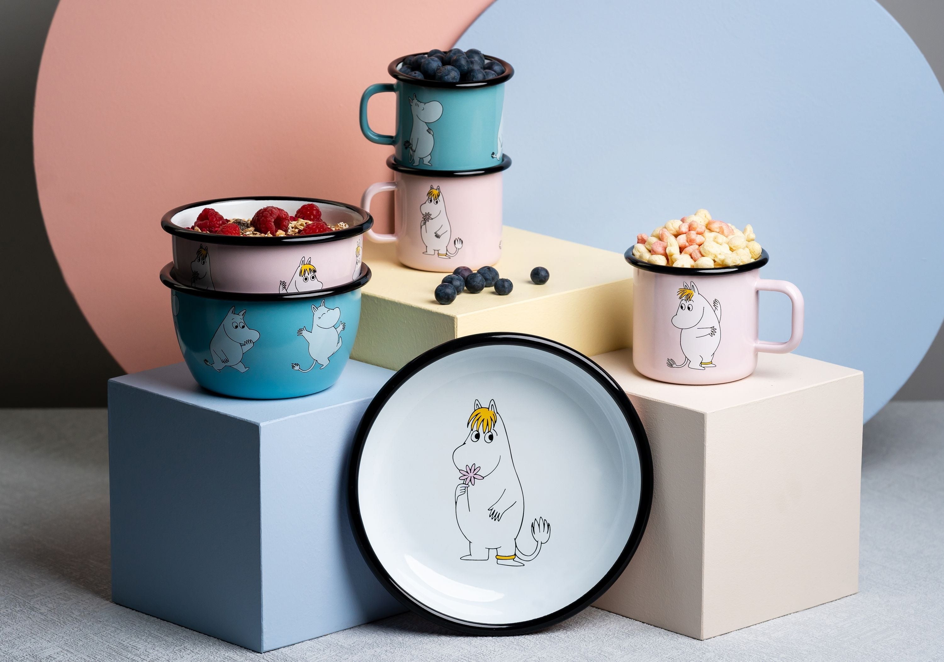 [product_category]-Muurla Moomin Retro Enamel Bowl, Snorkmaiden-Muurla-6416114944750-1701-060-08-MUU-4