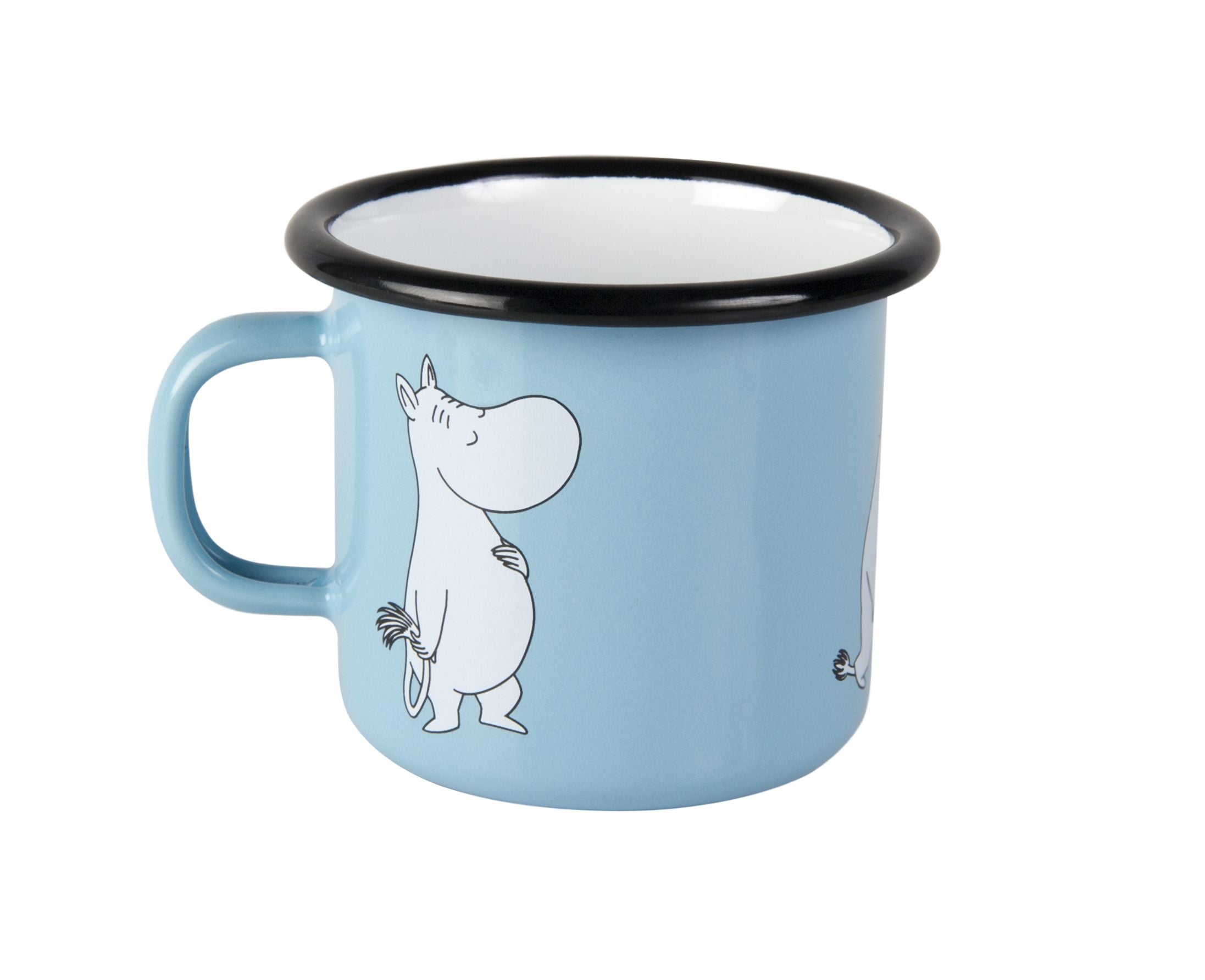 [product_category]-Muurla Moomin Retro Enamel Mug, Moomin, Light Blue-Muurla-6416114945139-1701-025-21-MUU-2