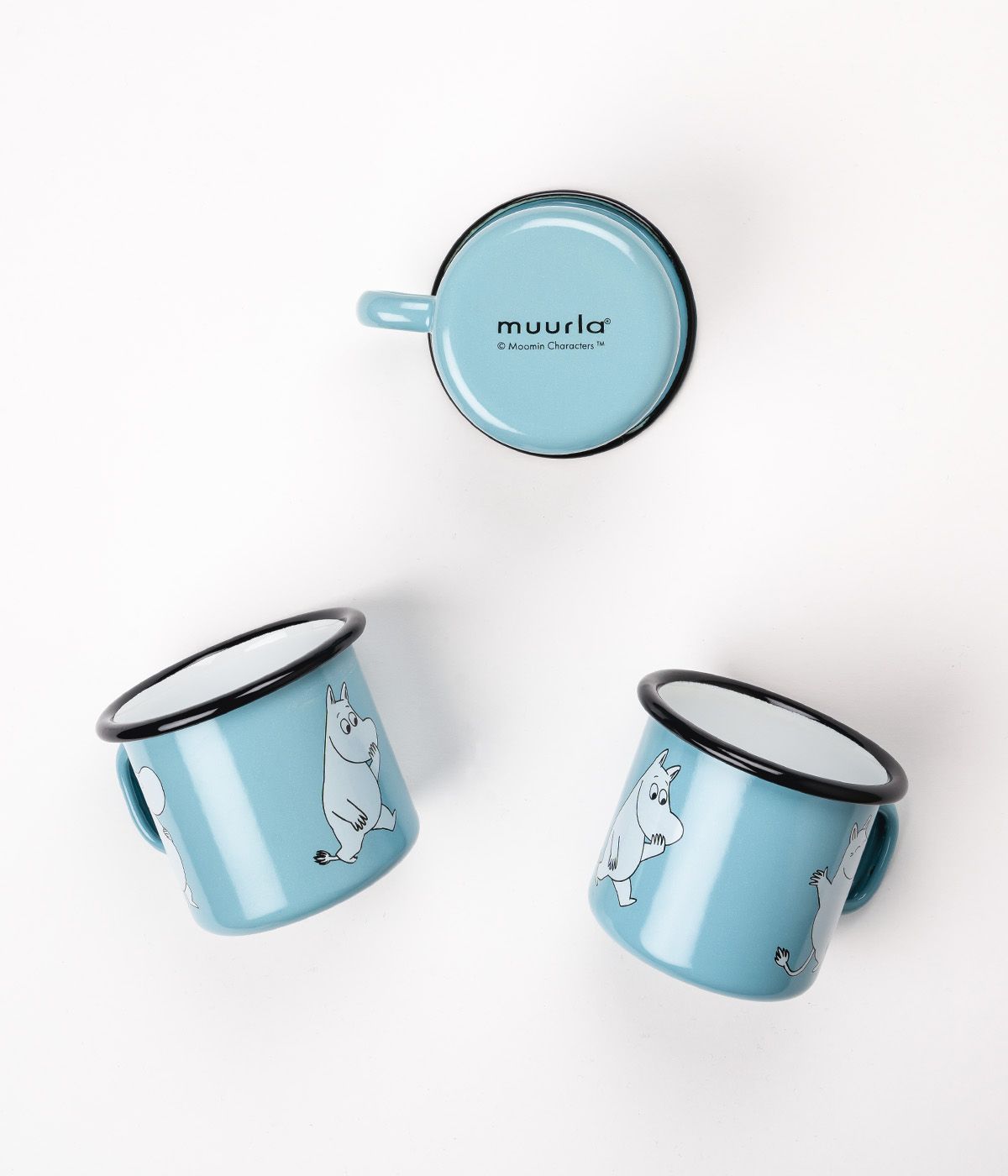 [product_category]-Muurla Moomin Retro Enamel Mug, Moomin, Light Blue-Muurla-6416114945139-1701-025-21-MUU-3