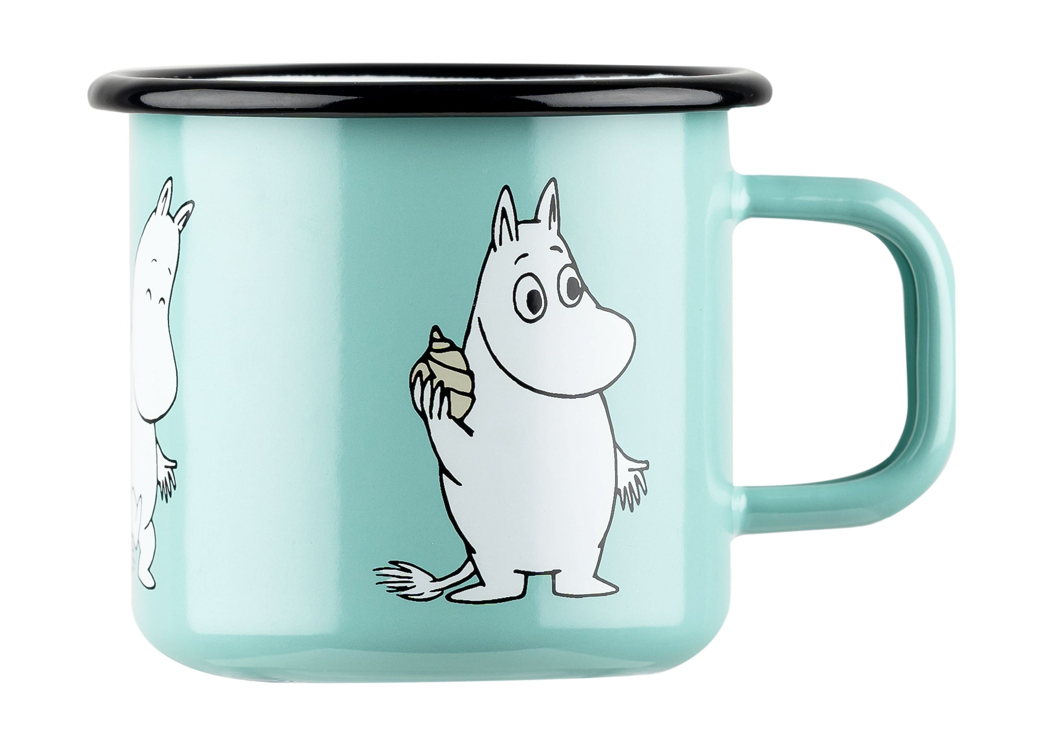 [product_category]-Muurla Moomin Retro Enamel Mug, Moomin, Mint-Muurla-6416114968299-1701-037-11-MUU-1