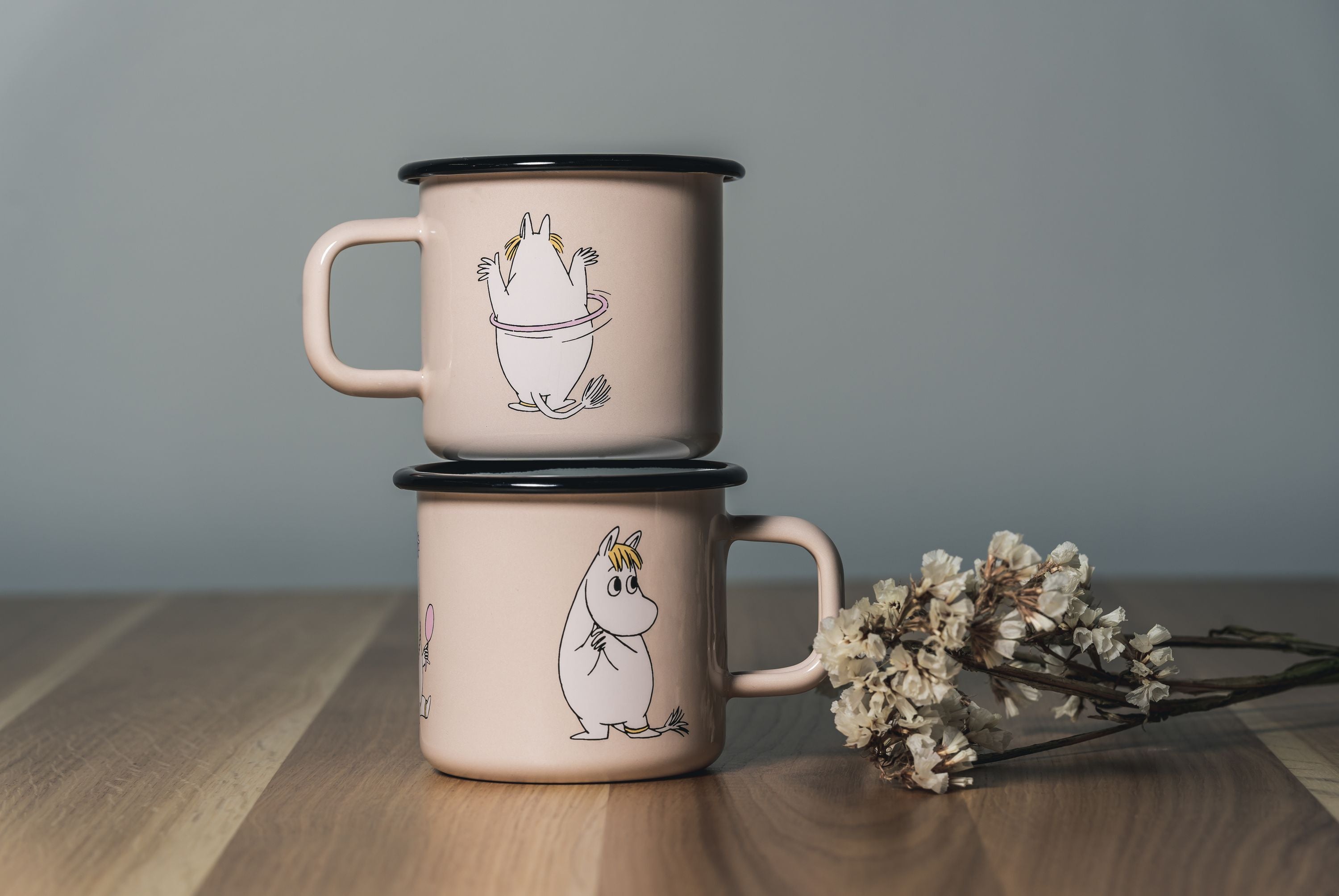 [product_category]-Muurla Moomin Retro Enamel Mug, Moomin, Mint-Muurla-6416114968299-1701-037-11-MUU-6