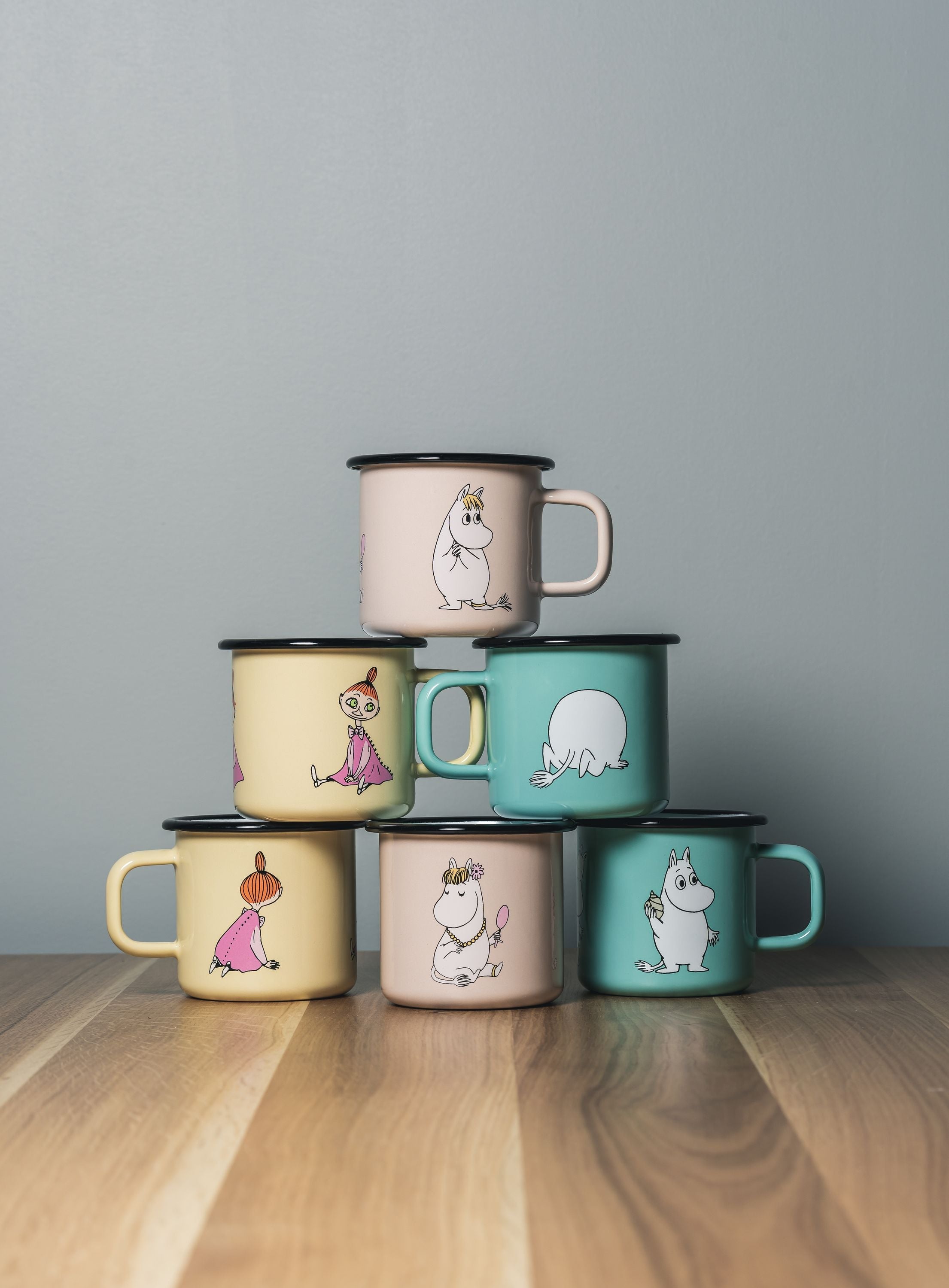 [product_category]-Muurla Moomin Retro Enamel Mug, Moominpappa-Muurla-6416114966363-1701-037-15-MUU-5