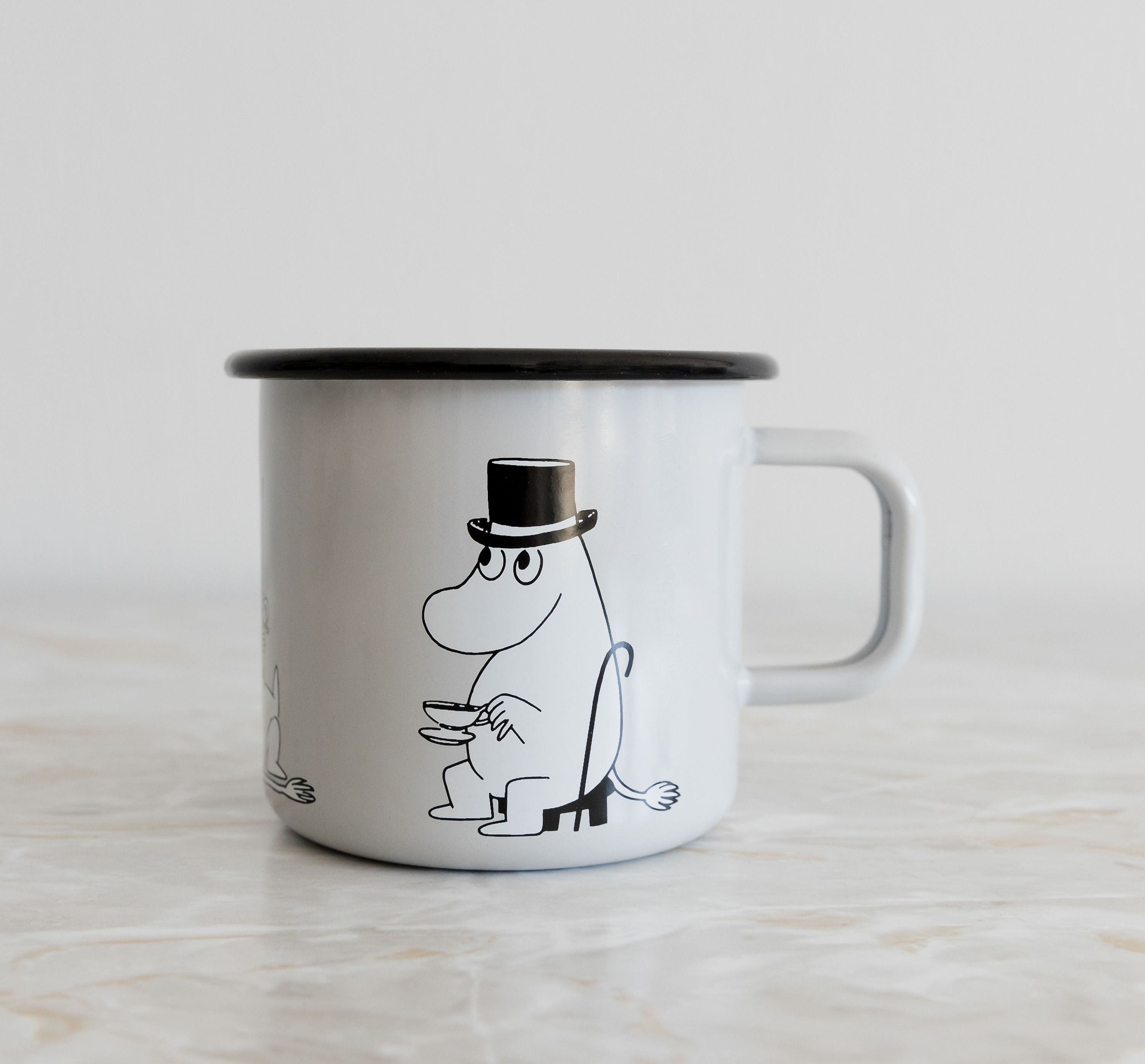 [product_category]-Muurla Moomin Retro Enamel Mug, Moominpappa-Muurla-6416114966363-1701-037-15-MUU-7