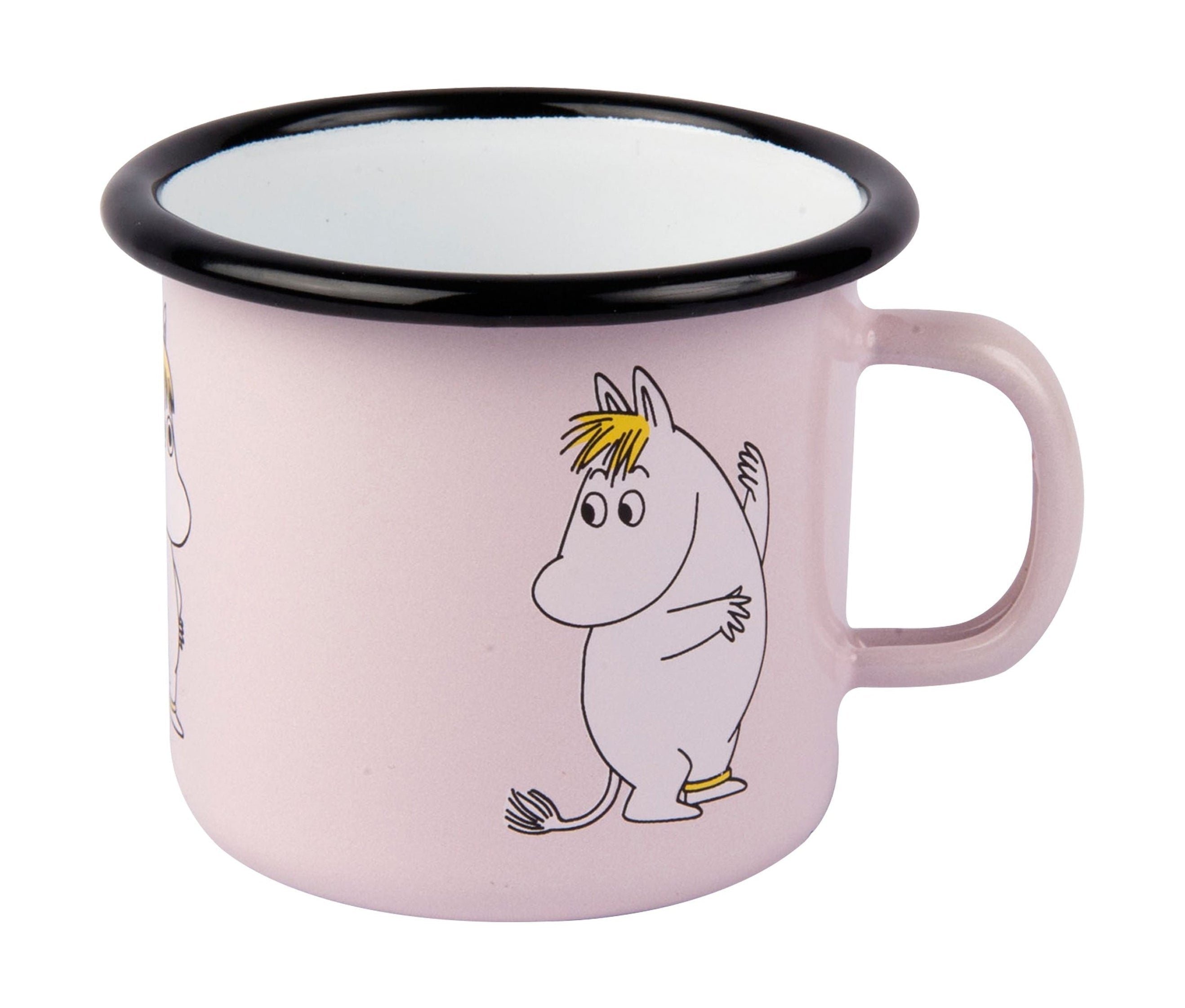 [product_category]-Muurla Moomin Retro Enamel Mug, Snorkmaiden, Pink-Muurla-6416114944736-1701-025-07-MUU-1