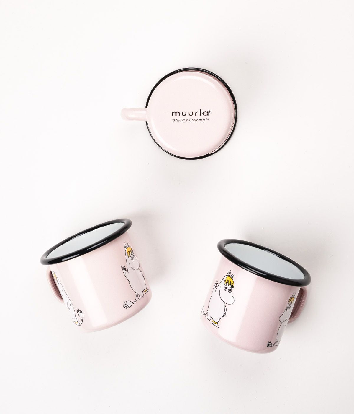 [product_category]-Muurla Moomin Retro Enamel Mug, Snorkmaiden, Pink-Muurla-6416114944736-1701-025-07-MUU-3