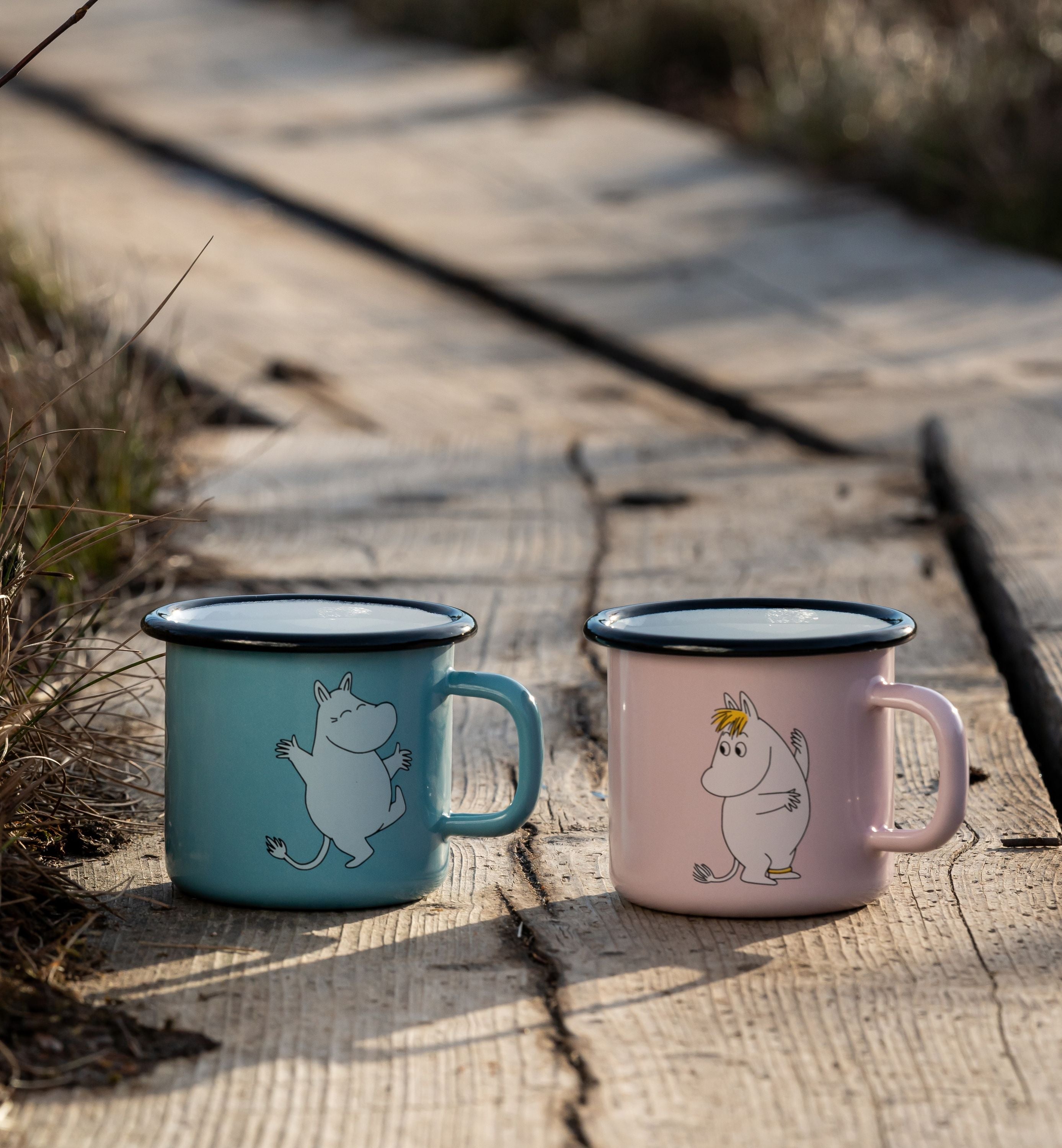 [product_category]-Muurla Moomin Retro Enamel Mug, Snorkmaiden, Pink-Muurla-6416114944736-1701-025-07-MUU-9