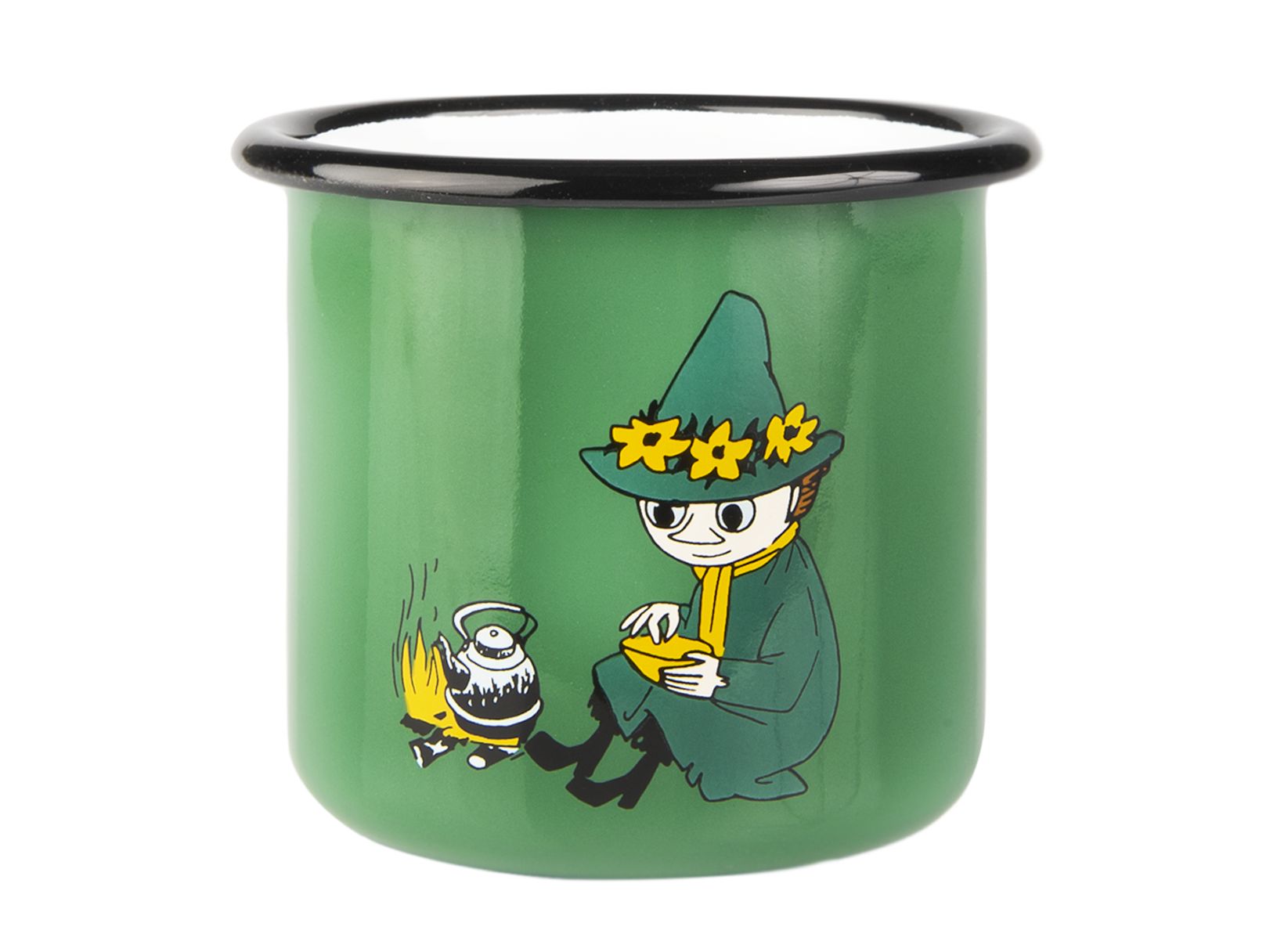 [product_category]-Muurla Moomin Retro Enamel Mug, Snufkin-Muurla-6416114965083-1701-037-02-MUU-2