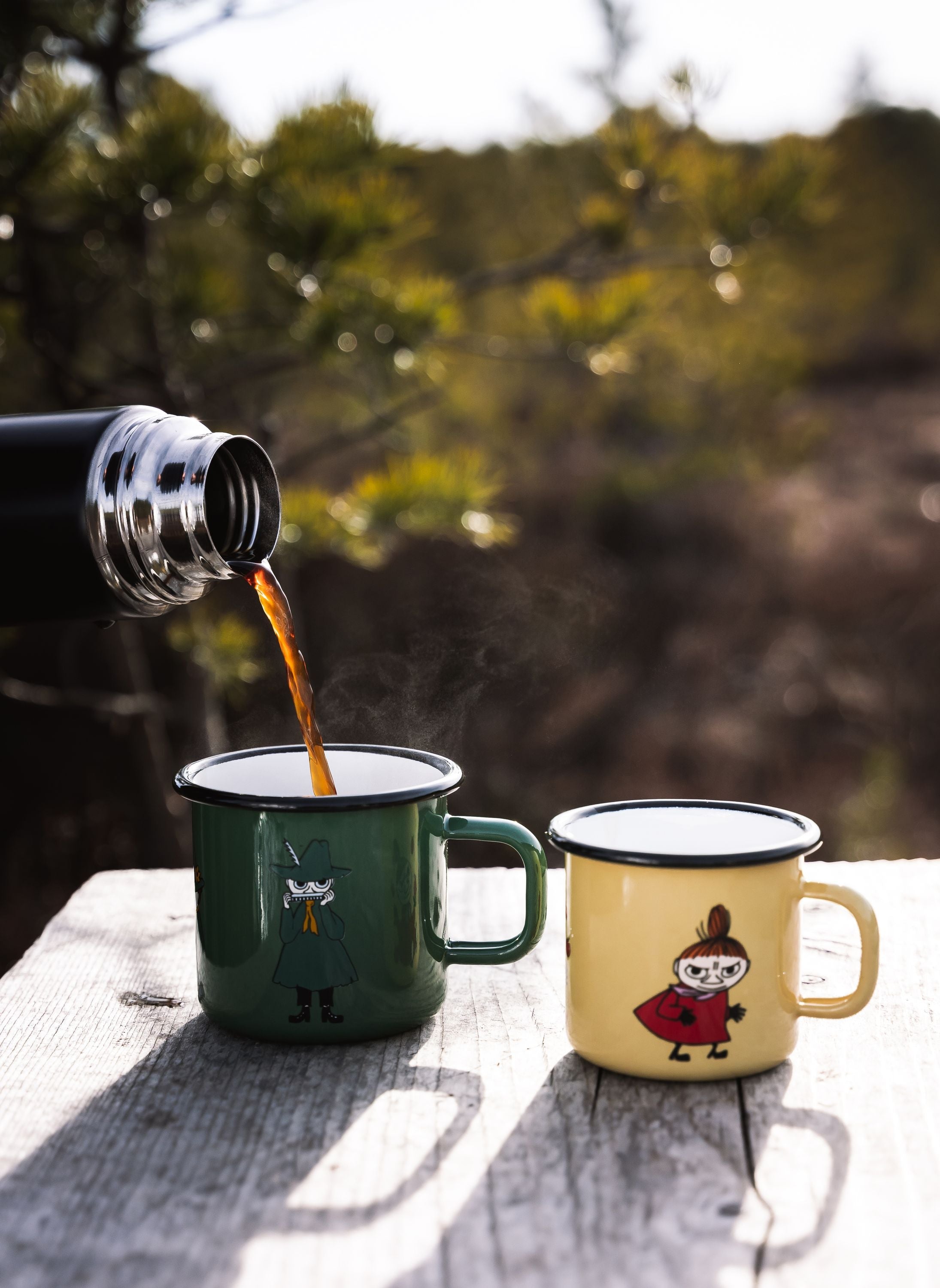 [product_category]-Muurla Moomin Retro Enamel Mug, Snufkin-Muurla-6416114965083-1701-037-02-MUU-6