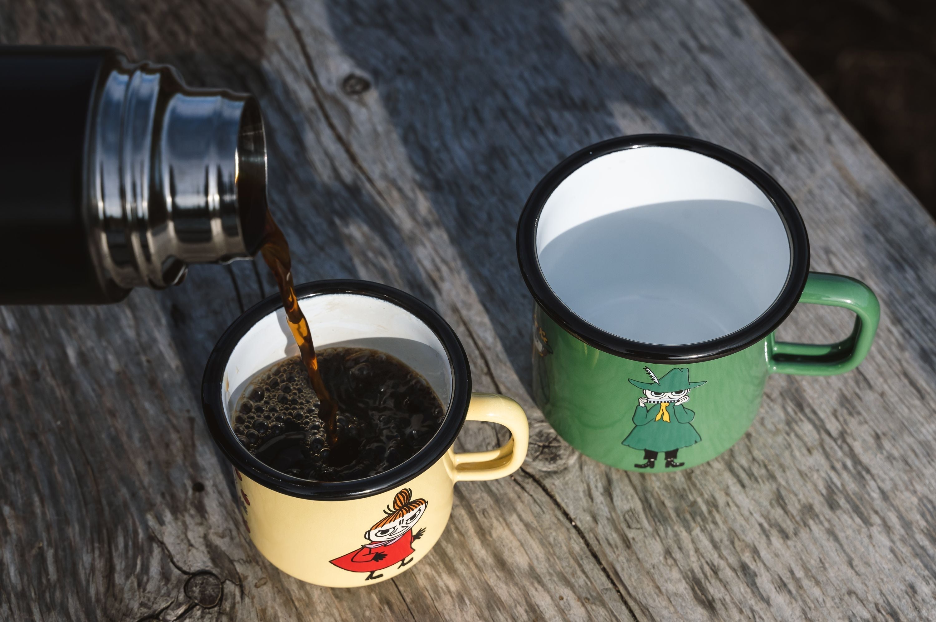 [product_category]-Muurla Moomin Retro Enamel Mug, Snufkin-Muurla-6416114965083-1701-037-02-MUU-8