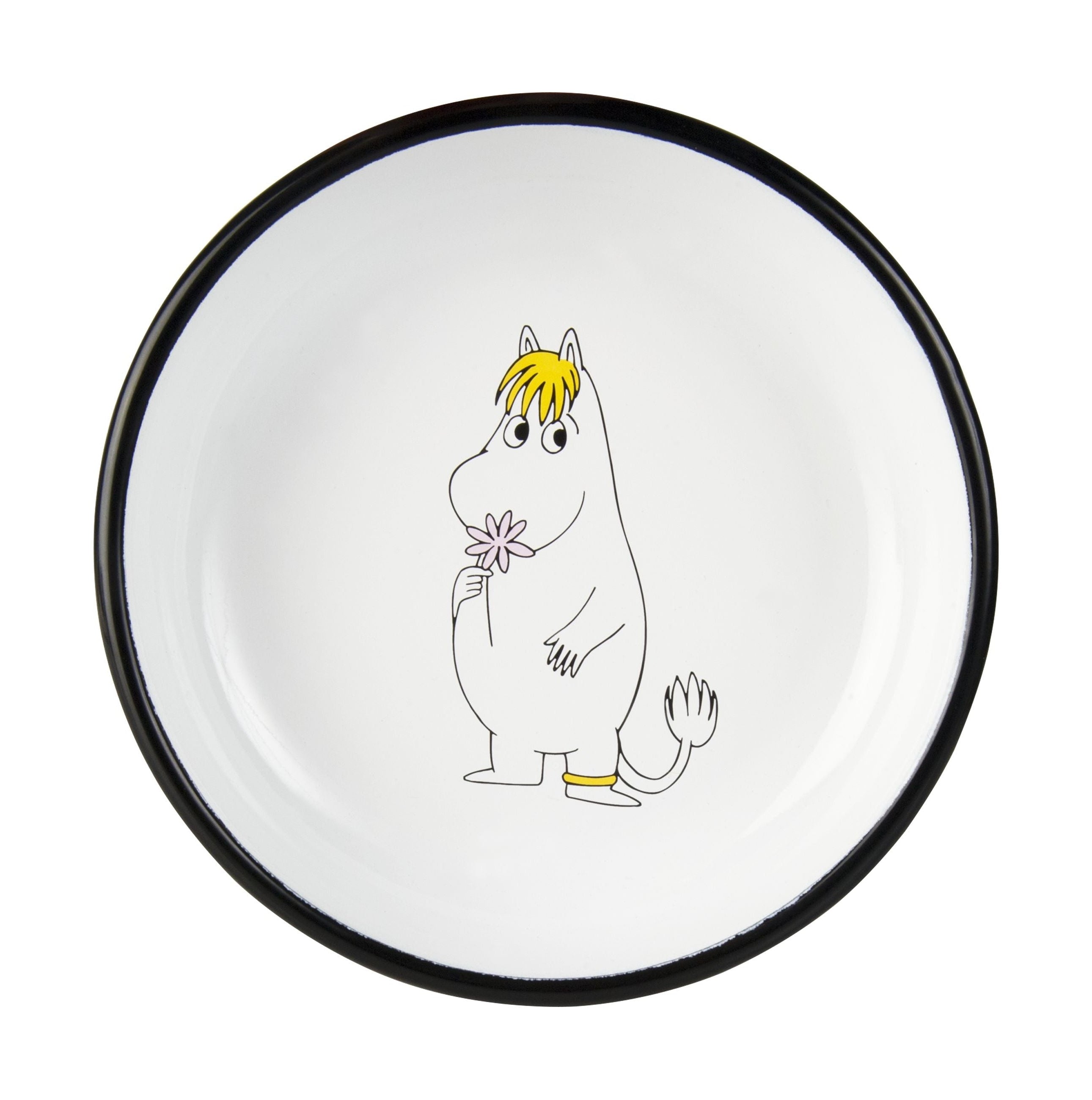 [product_category]-Muurla Moomin Retro Enamel Plate, Snorkmaiden-Muurla-6416114947386-1701-180-12-MUU-1