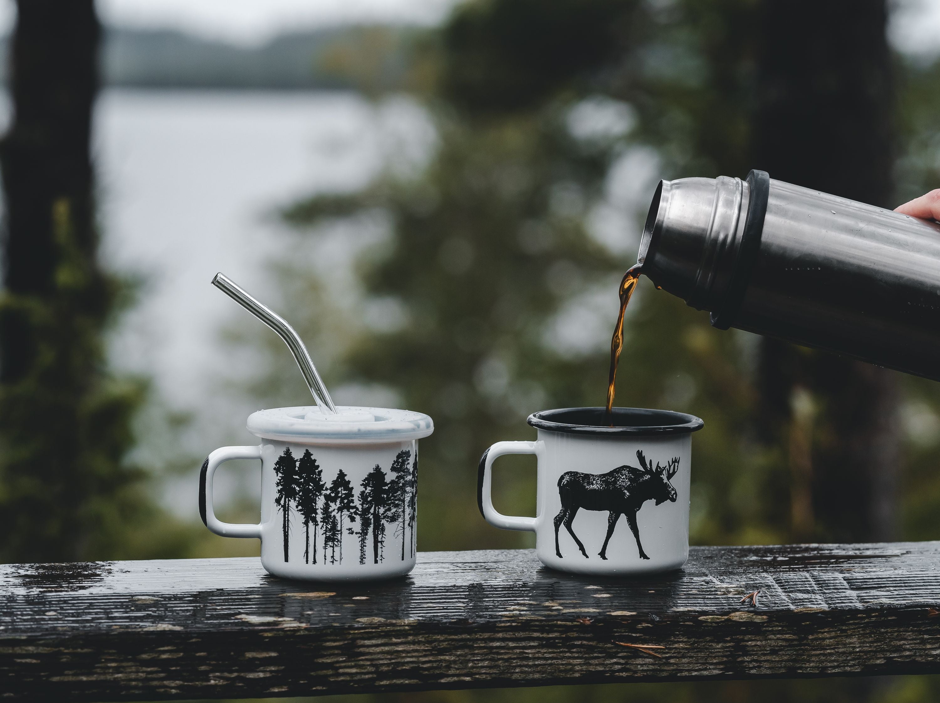 [product_category]-Muurla Nordic Enamel Mug, The Forest-Muurla-6416114963430-1330-037-11-MUU-5