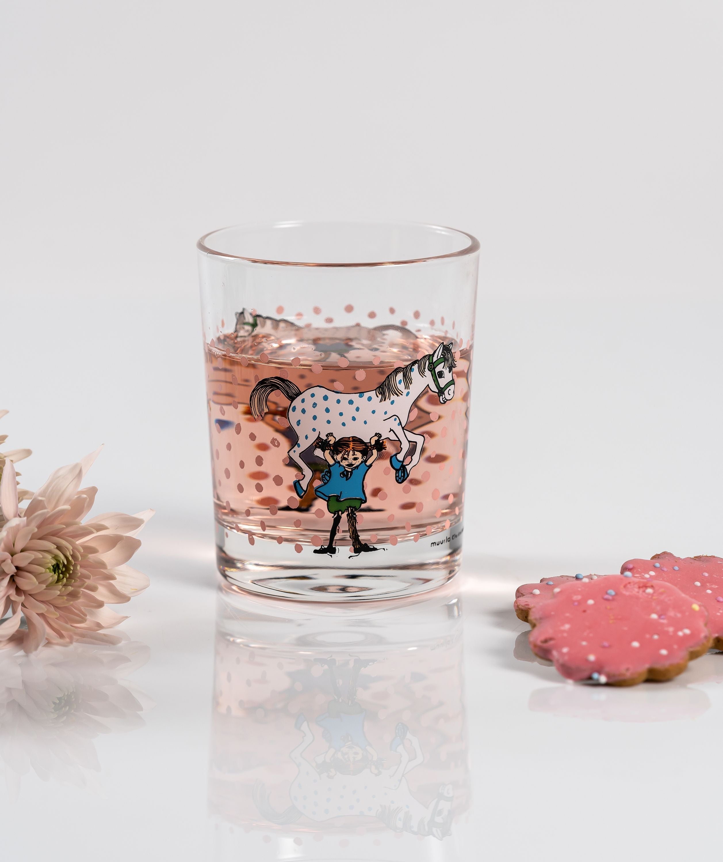 [product_category]-Muurla Pippi Longstocking Drinking Glass, Pippi And The Horse-Muurla-6416114969326-404-020-01-MUU-2