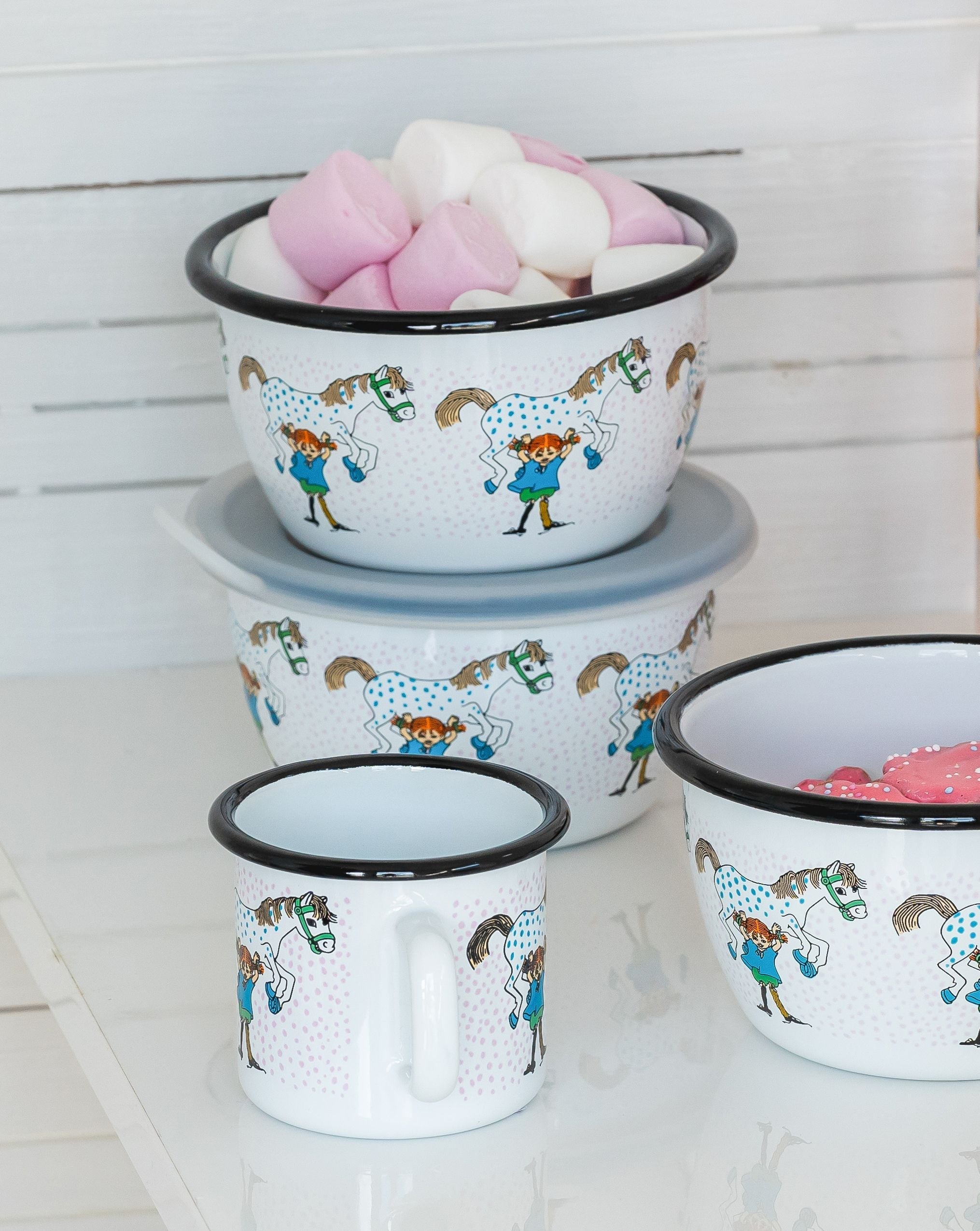 [product_category]-Muurla Pippi Longstocking Enamel Bowl, Pippi And The Horse-Muurla-6416114961917-1404-060-03-MUU-4