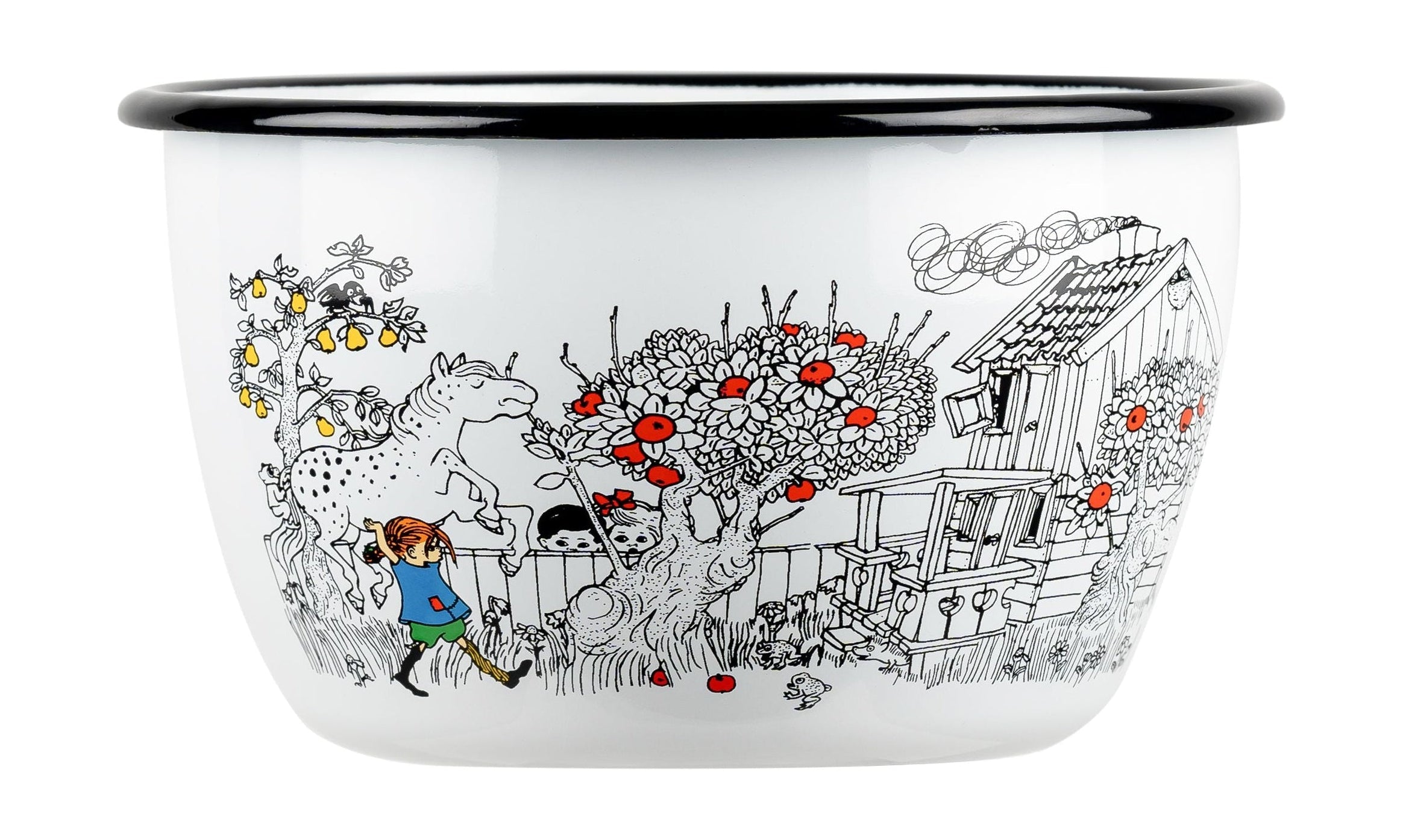 [product_category]-Muurla Pippi Longstocking Enamel Bowl-Muurla-6416114967797-1404-200-01-MUU-1
