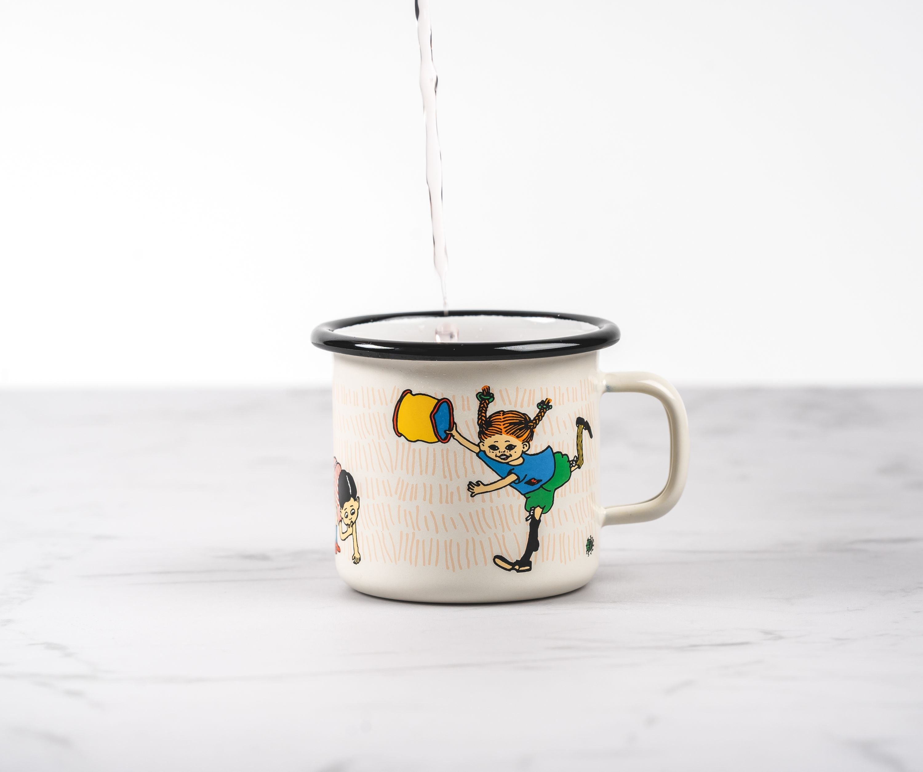 [product_category]-Muurla Pippi Longstocking Enamel Mug, The Snirkle Hunt-Muurla-6416114967810-1404-025-03-MUU-6