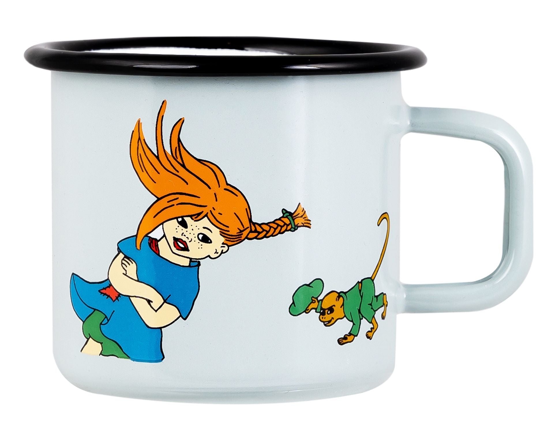 [product_category]-Muurla Pippi Longstocking Enamel Mug, The Strongest Girl In The World-Muurla-6416114967803-1404-037-02-MUU-3