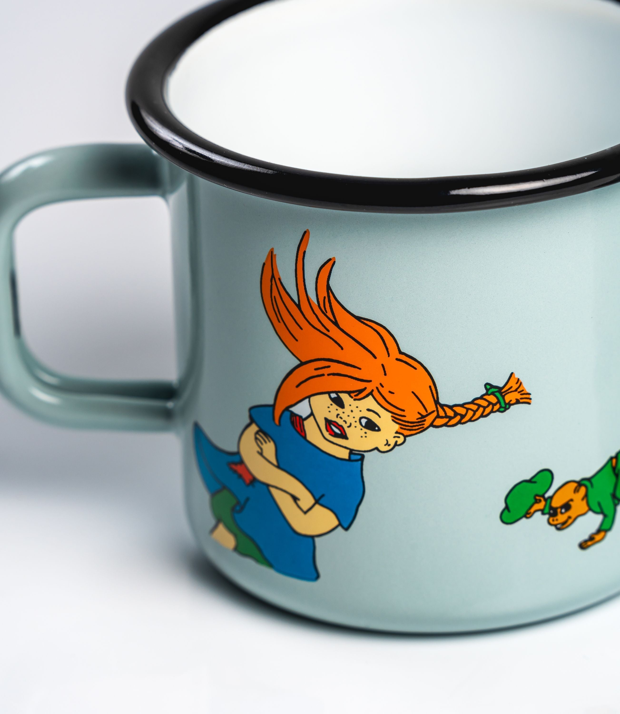 [product_category]-Muurla Pippi Longstocking Enamel Mug, The Strongest Girl In The World-Muurla-6416114967803-1404-037-02-MUU-5