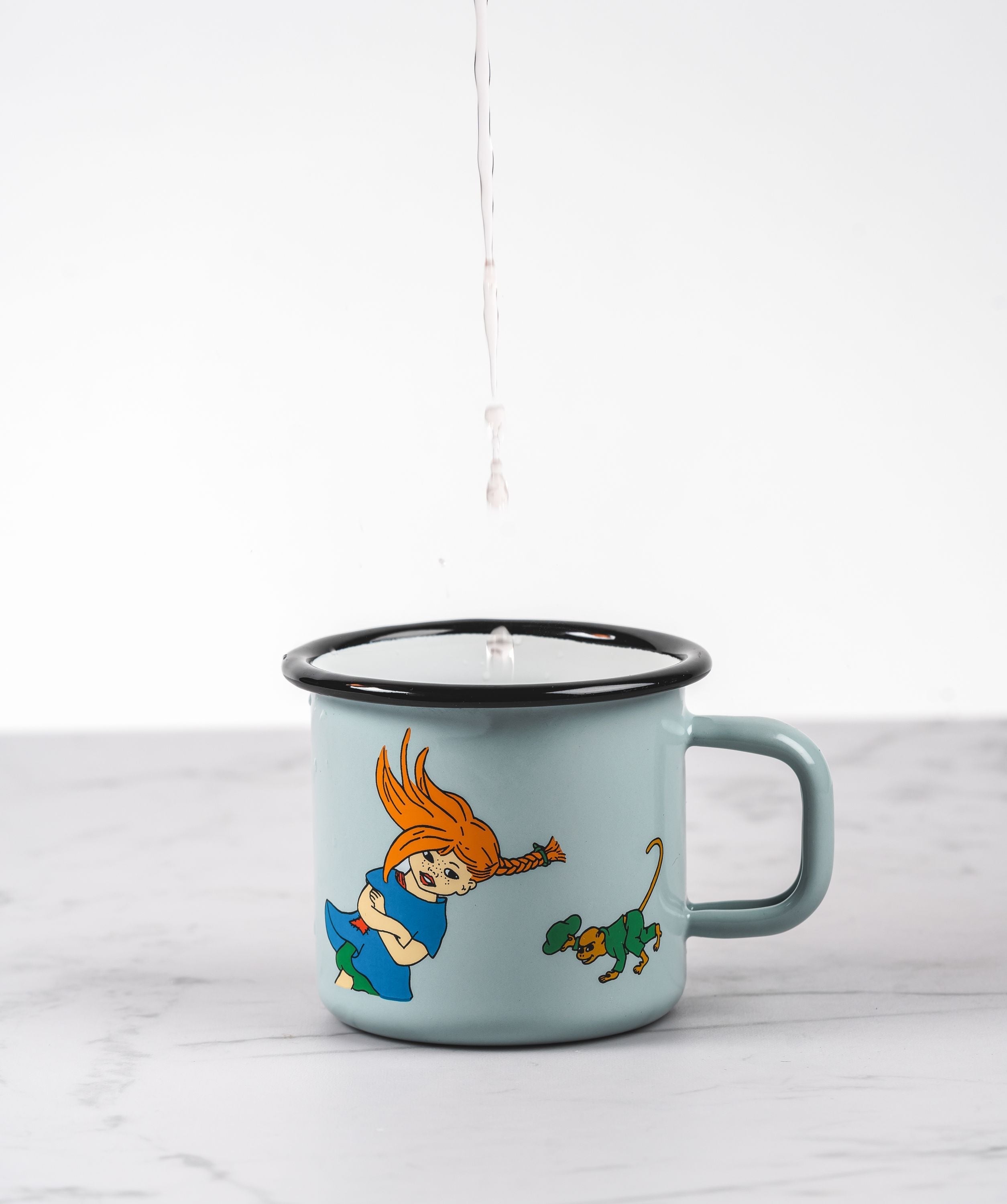 [product_category]-Muurla Pippi Longstocking Enamel Mug, The Strongest Girl In The World-Muurla-6416114967803-1404-037-02-MUU-7