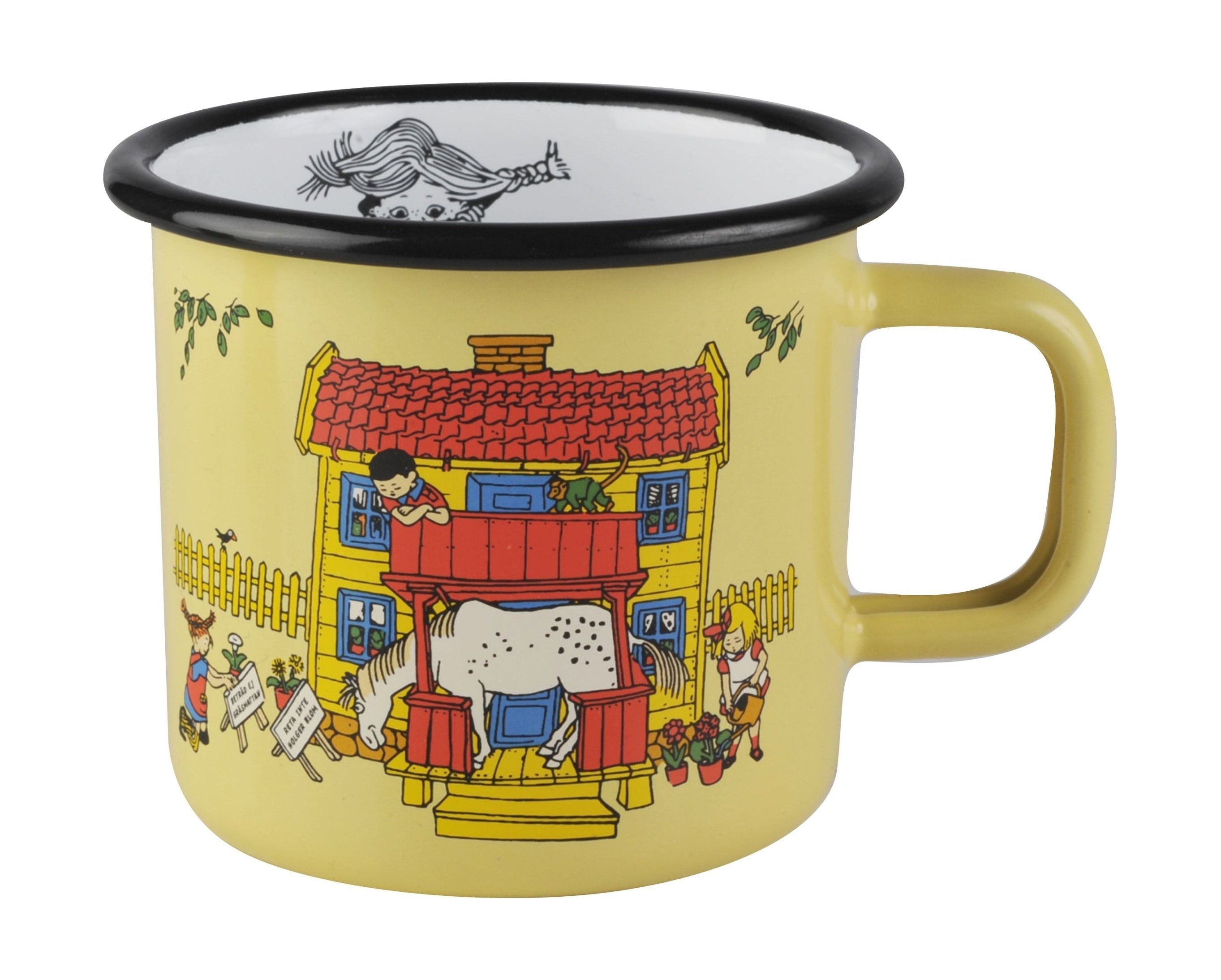 [product_category]-Muurla Pippi Longstocking Enamel Mug, Villa Villekulla-Muurla-6416114948710-1400-037-01-MUU-1