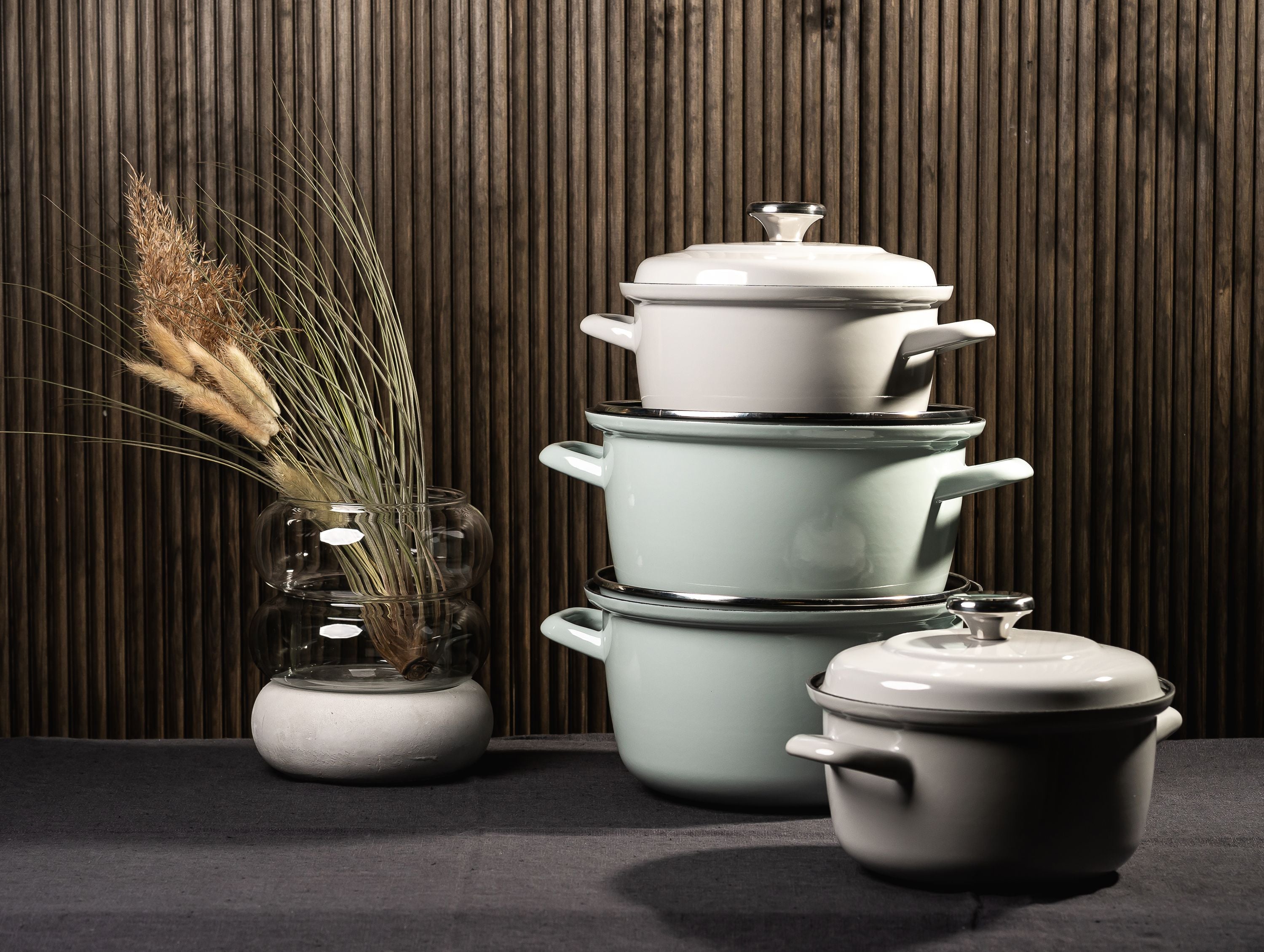 [product_category]-Muurla Vappu Kitchen Enamel Pot W. Lid-Muurla-6416114966882-1338-350-40-MUU-3