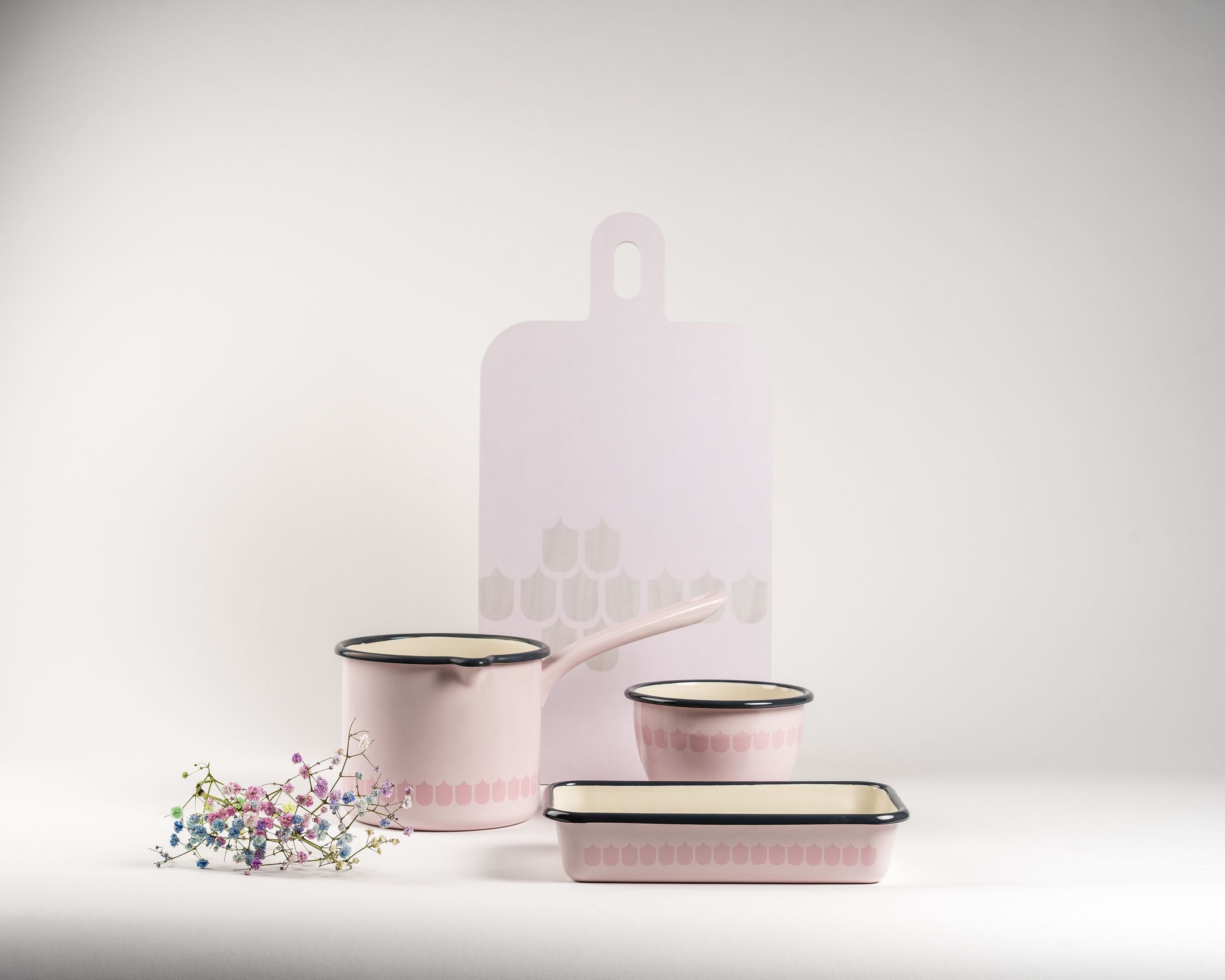 [product_category]-Muurla Vappu Kitchen Enamel Saucepan, Pink-Muurla-6416114966868-1338-190-41-MUU-7