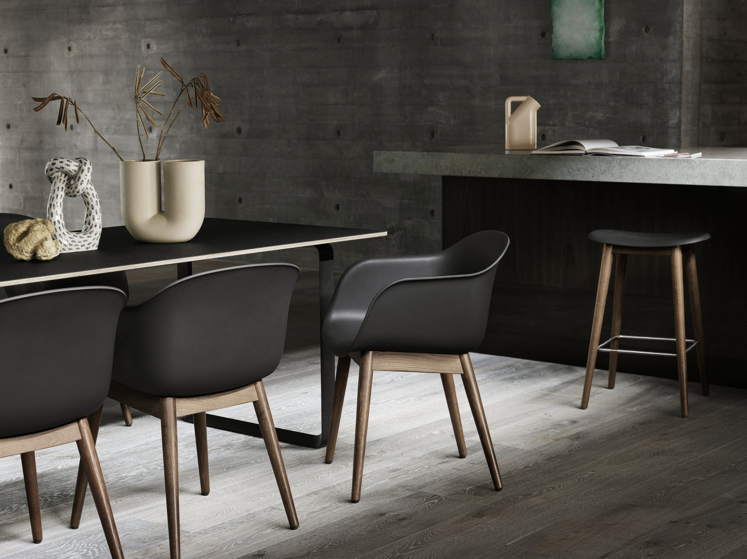 [product_category]-Muuto Fiber Bar Chair Wood Base Black/Black Plastic Seat-Muuto-5710562236506-23650-MUU-4