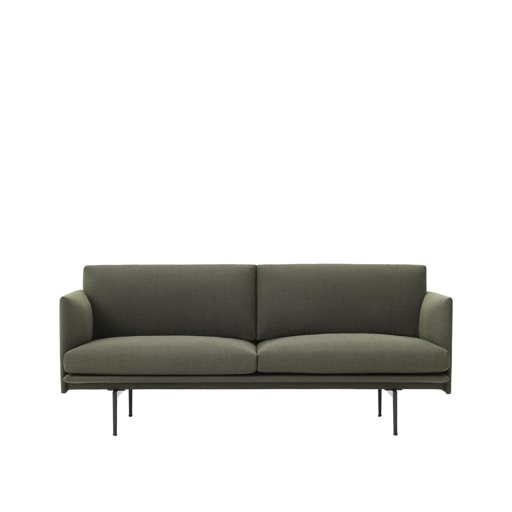 [product_category]-Muuto Outline Sofa 2 Seater, Fabric, Fiord 961-Muuto-27002 - 961-1