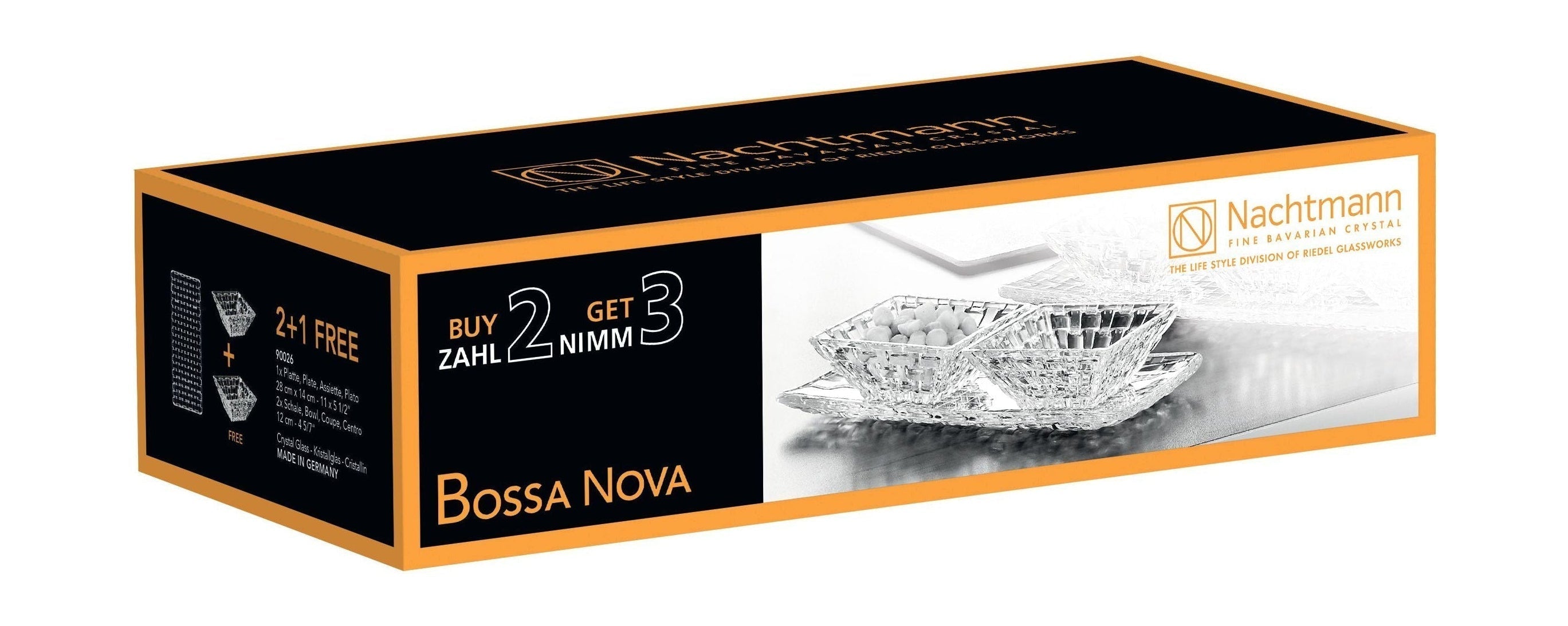 [product_category]-Nachtmann Bossa Nova Crystal Bowls Advantage Set, Set Of 3-Nachtmann-4003762228503-0090026-0-NAC-1