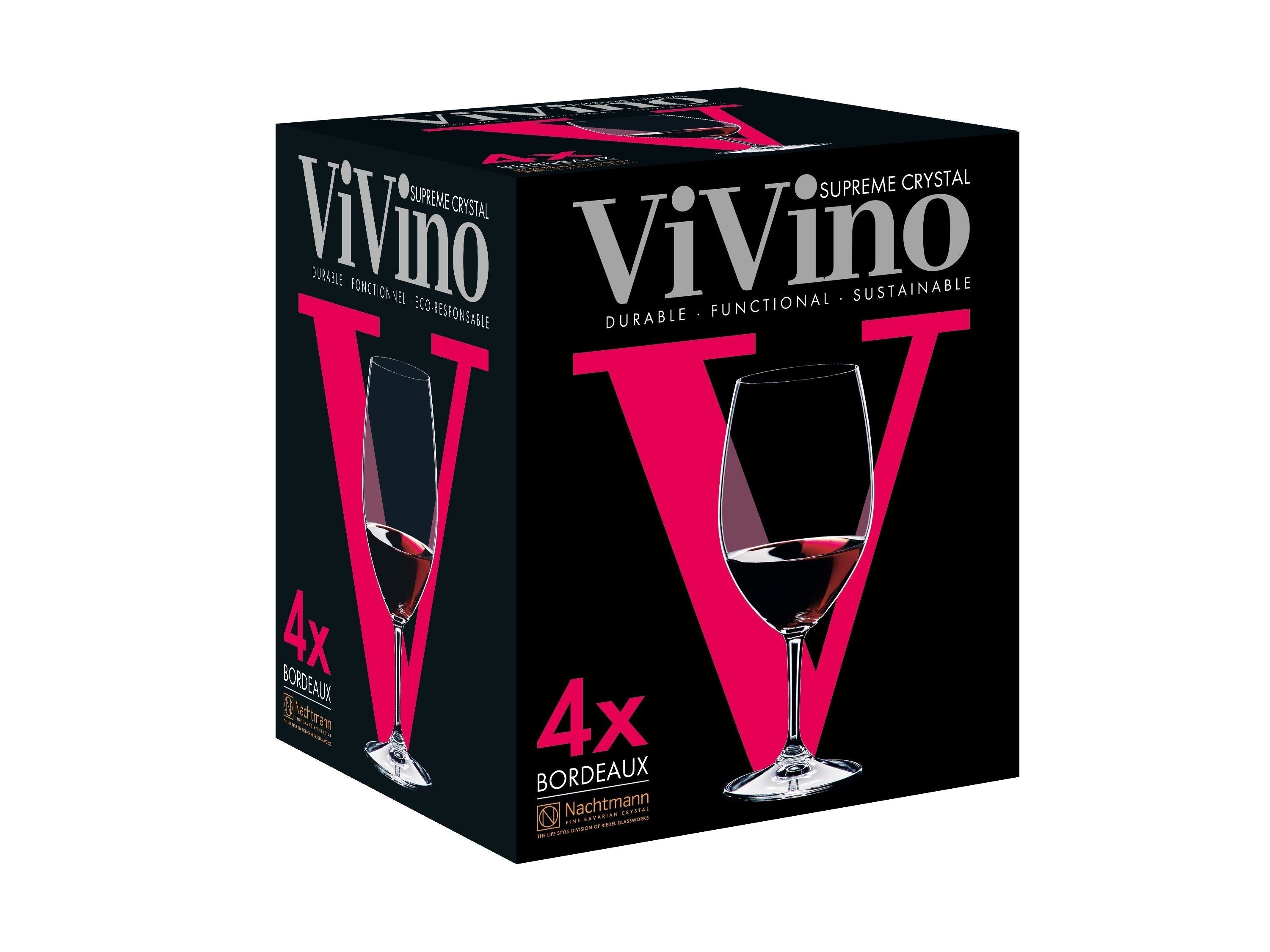 [product_category]-Nachtmann Vi Vino Bordeaux Glass 610 Ml, Set Of 4-Nachtmann-4003762283137-103738-NAC-5