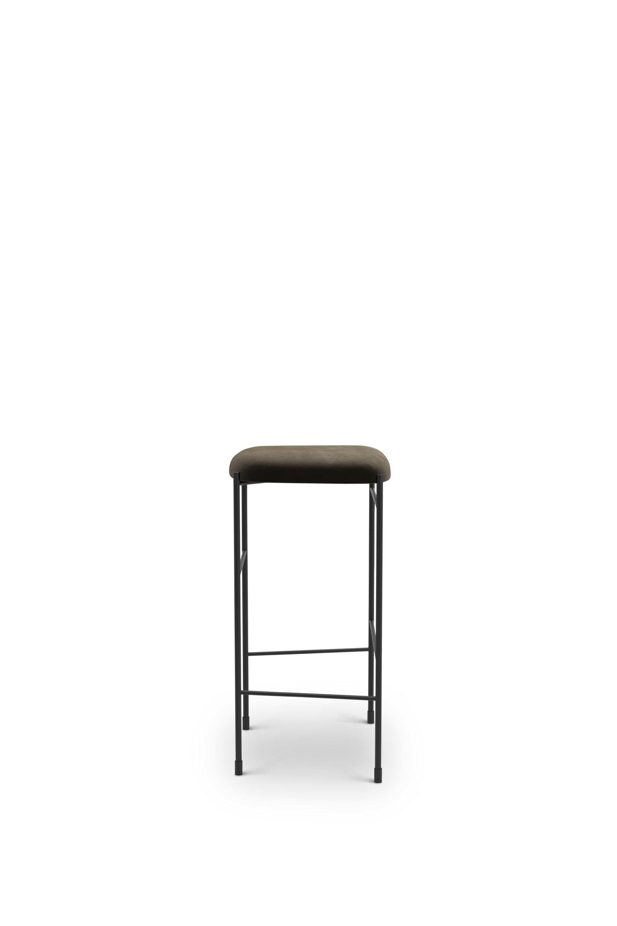 [product_category]-New Works Covent Bar Stool 75 Cm, Royal Nubuck Havanna 30258-New Works-5712826411117-41101SORO30258-NEW-2