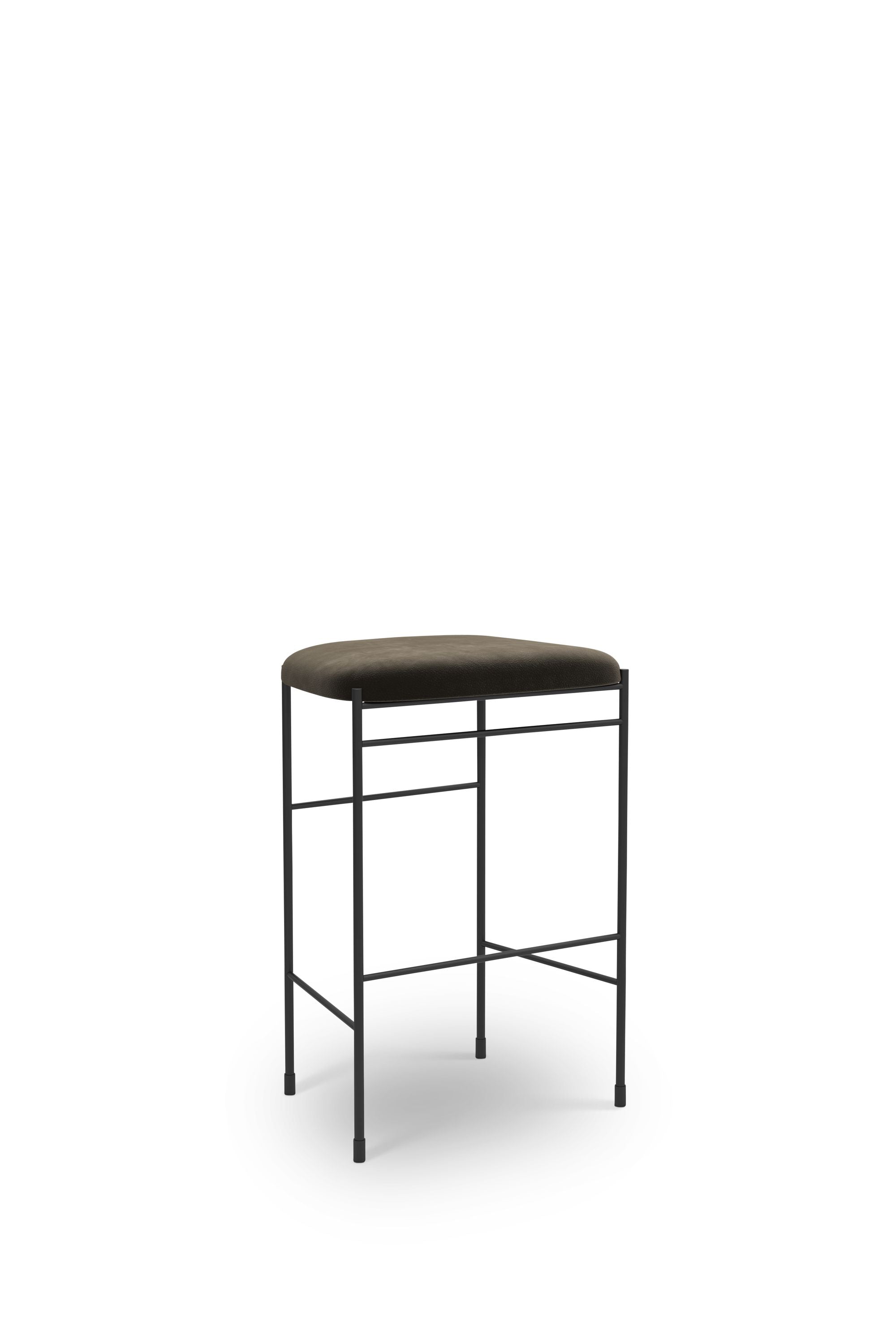 [product_category]-New Works Covent Bar Stool 75 Cm, Royal Nubuck Havanna 30258-New Works-5712826411117-41101SORO30258-NEW-3