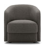 Nová díla Covent Lounge Chair Úzká, Dark Taupe