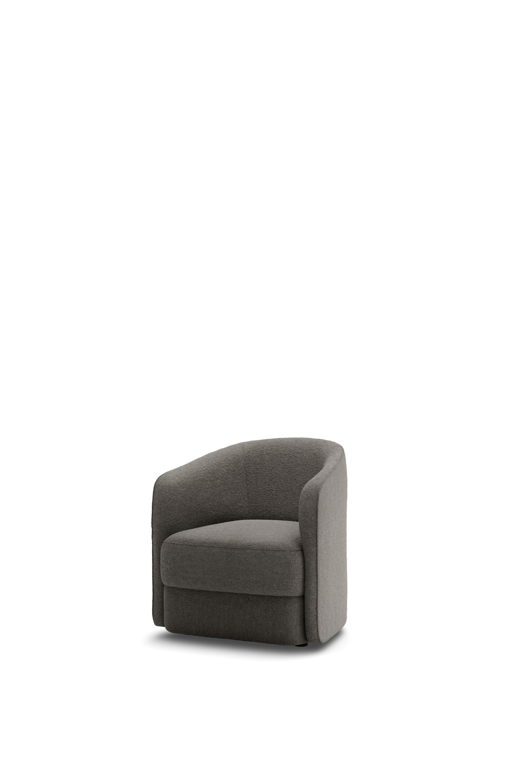 [product_category]-New Works Covent Lounge Chair Narrow, Dark Taupe-New Works-5712826422977-42210NEBA010-NEW-2