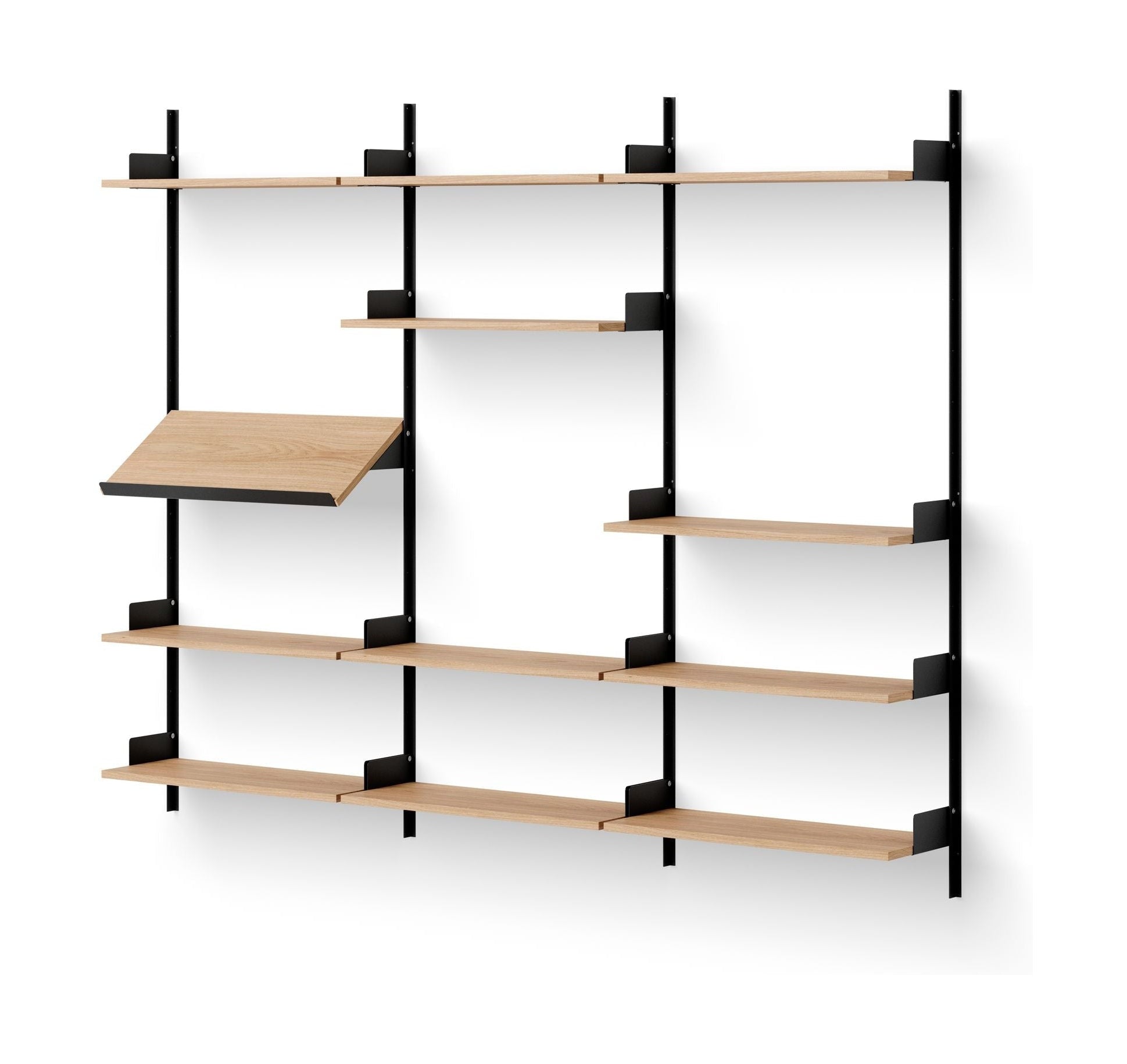 [product_category]-New Works Display Shelf 1900, Oak/Black-New Works-5712826419762-41976-NEW-1