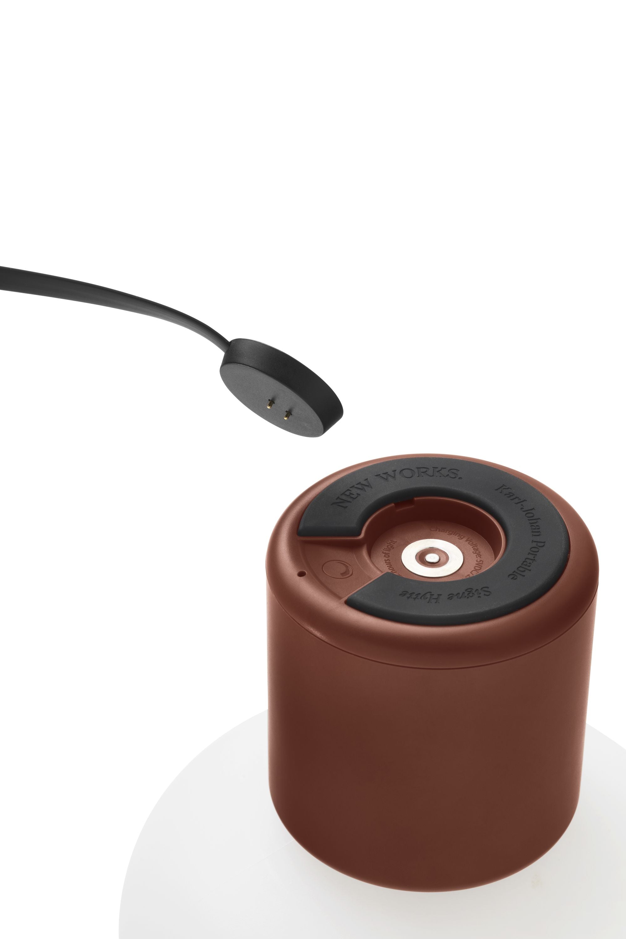 [product_category]-New Works Karl Johan Portable Table Lamp, Earth Red-New Works-5712826220146-22014-NEW-4