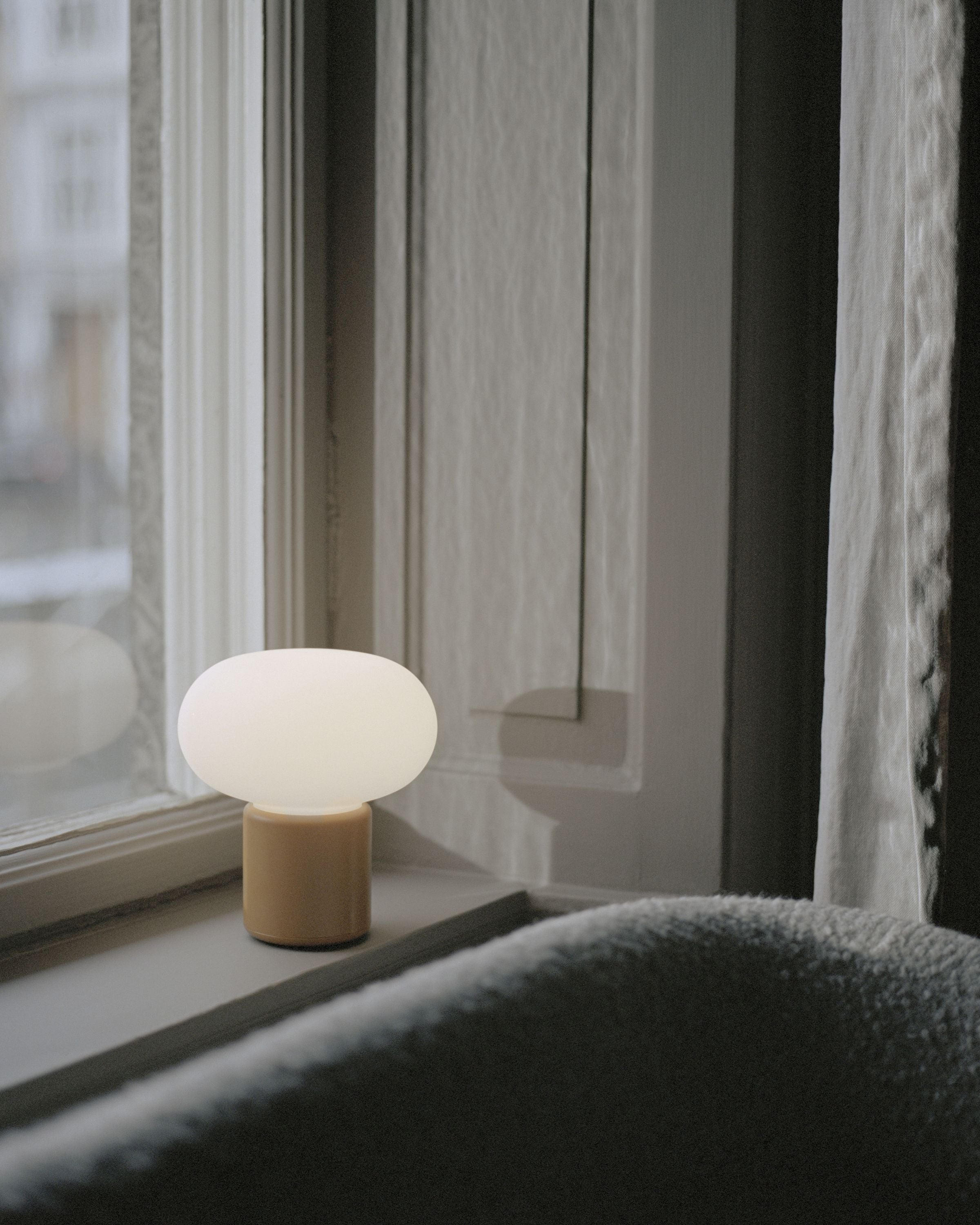 [product_category]-New Works Karl Johan Portable Table Lamp, Ochre Yellow-New Works-5712826220139-22013-NEW-5