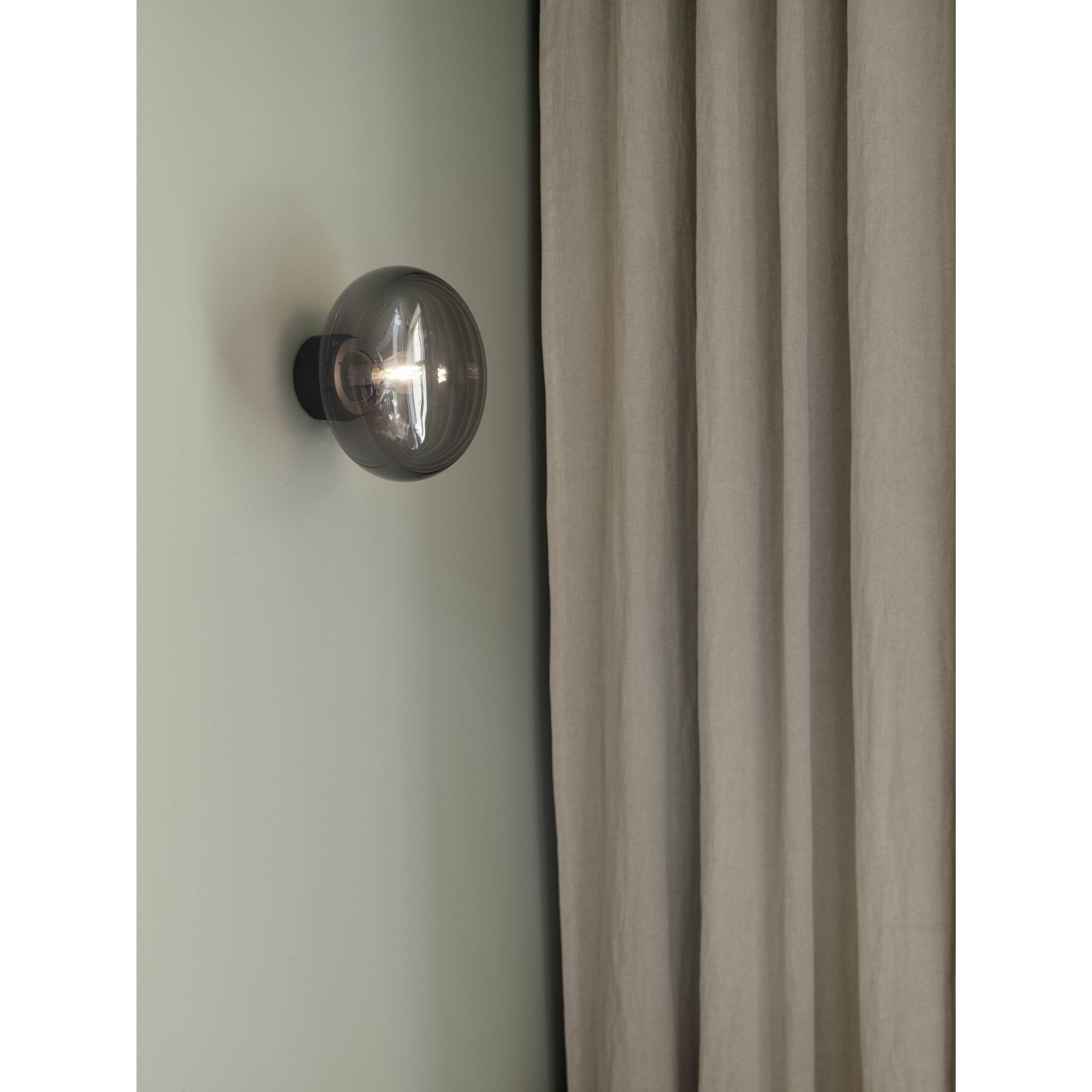 [product_category]-New Works Karl Johan Wall Lamp, Black Stained Oak/Smoked Glass-New Works-5712826203217-20321-NEW-2
