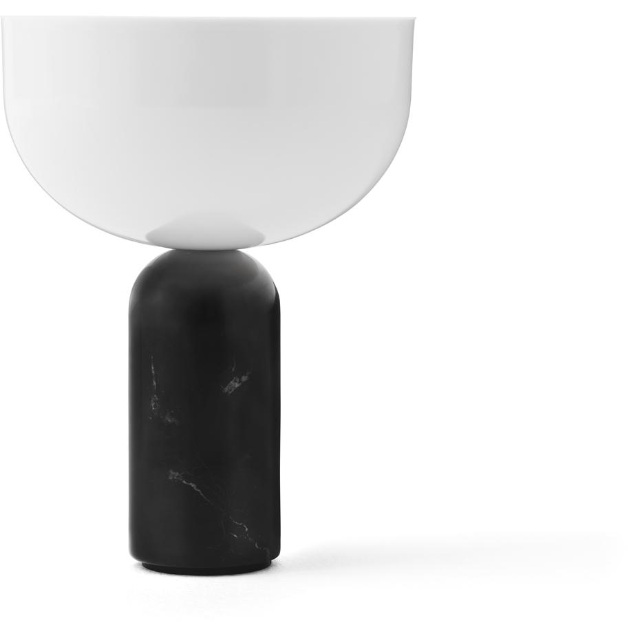 [product_category]-New Works Kizu Portable Table Lamp, Black Marble-New Works-5712826217115-21711-NEW-1