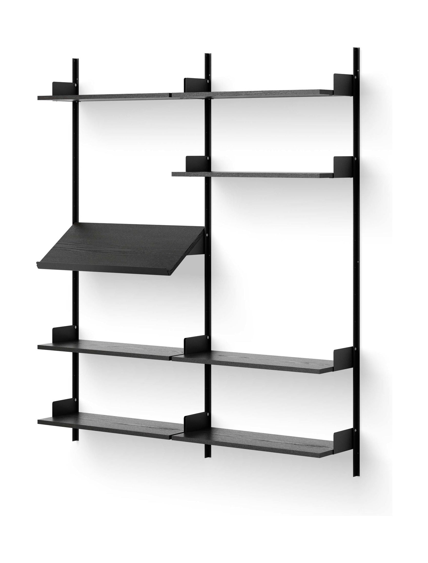 [product_category]-New Works Living Shelf 1900, Black Ash/Black-New Works-5712826419977-41997-NEW-1