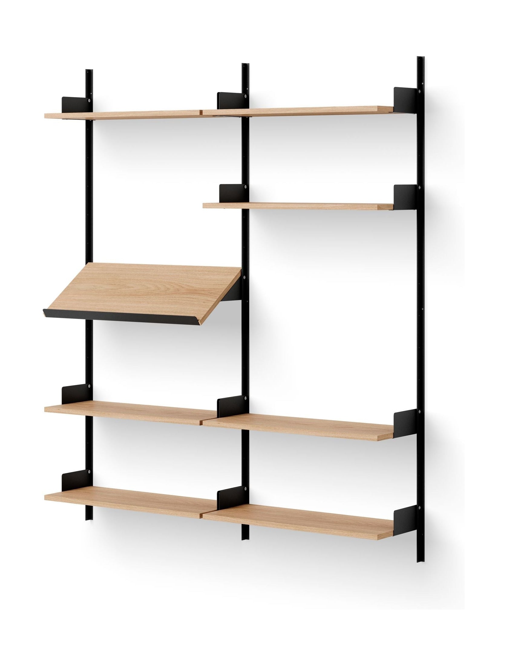 [product_category]-New Works Living Shelf 1900, Oak/Black-New Works-5712826419786-41978-NEW-1