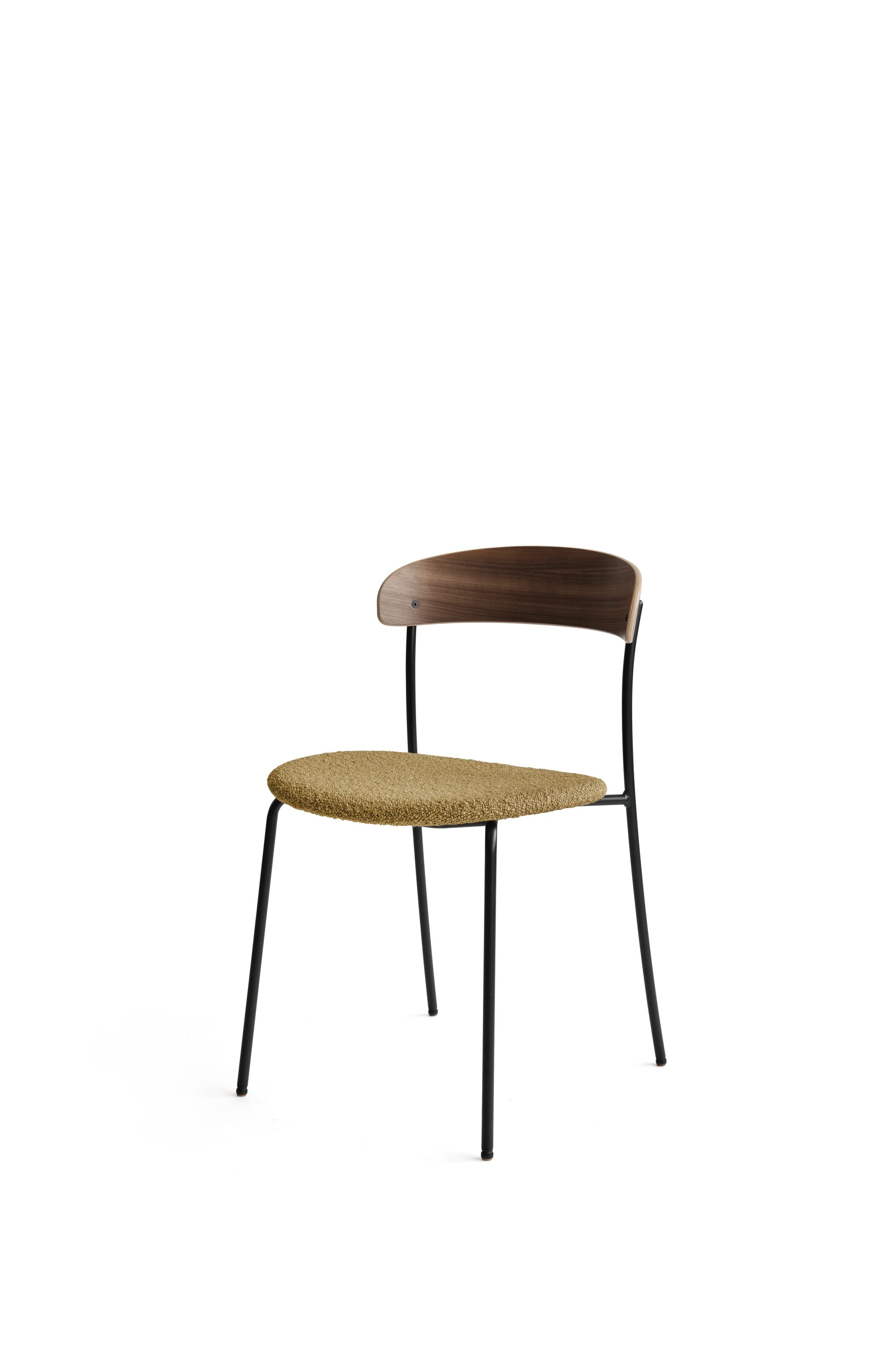 [product_category]-New Works Missing Chair Walnut, Ocher-New Works-5712826410844-41022NEBA005-NEW-3