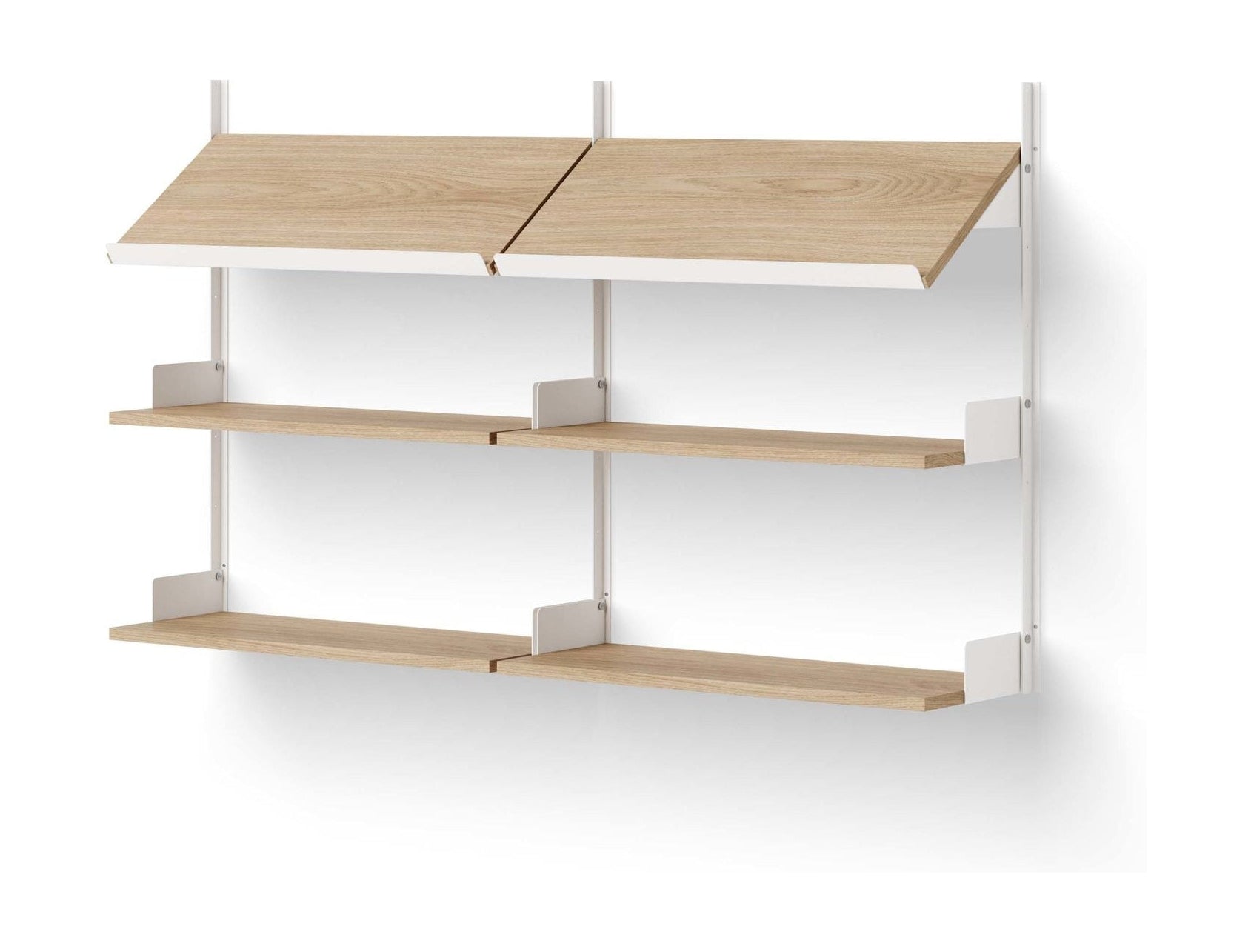 [product_category]-New Works Office Shelf 900, Oak/White-New Works-5712826419823-41982-NEW-1